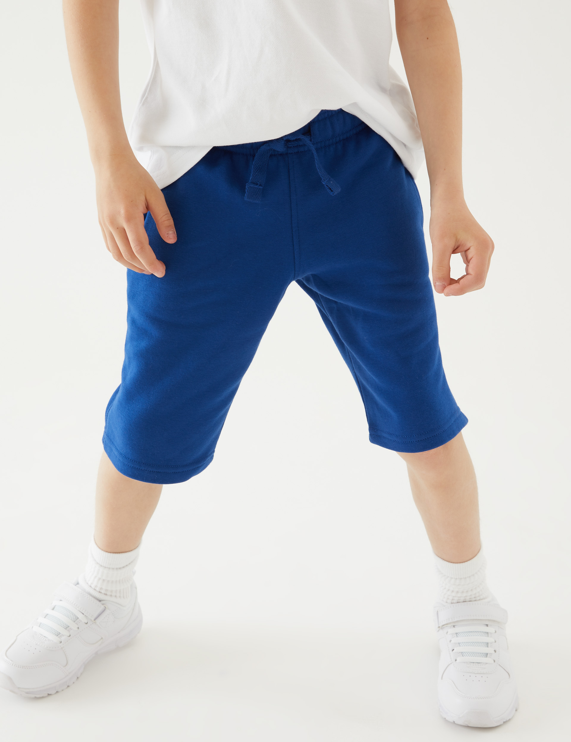 Denim store sweat shorts