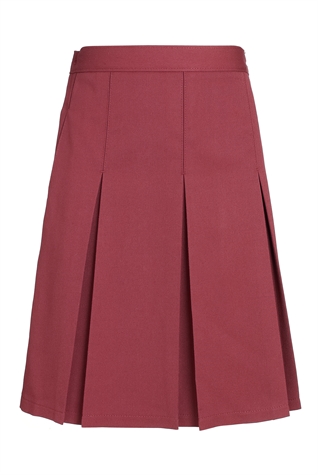 Burgundy school 2025 skirt uk