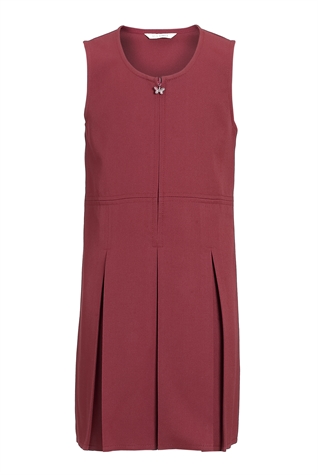 Maroon sales school pinafore