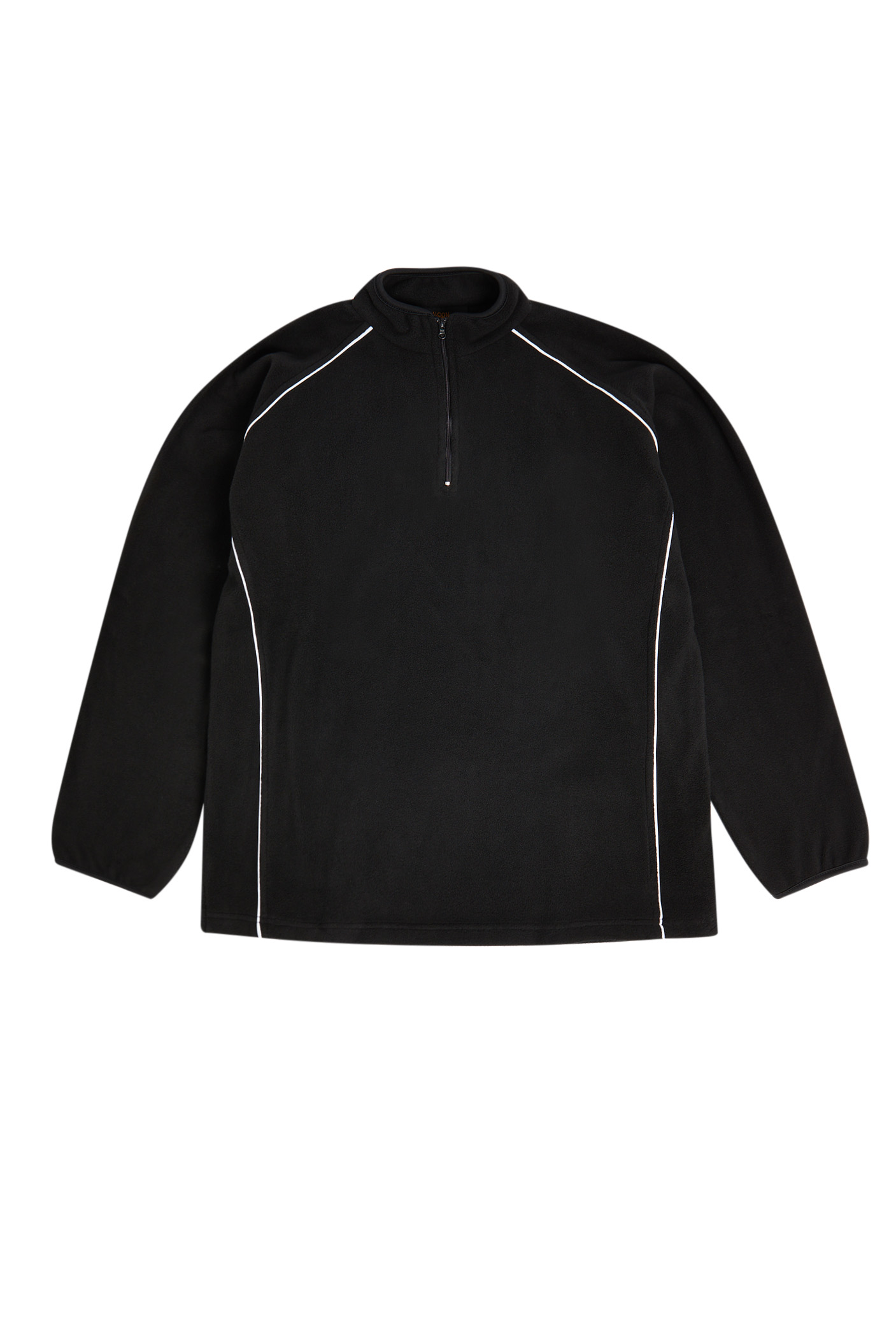 Plain black cheap quarter zip