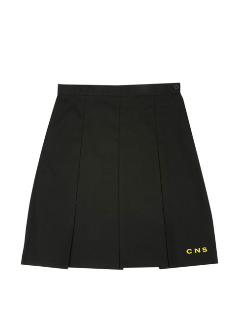 CNS Girls Traditional Plus Fit Skirt Black
