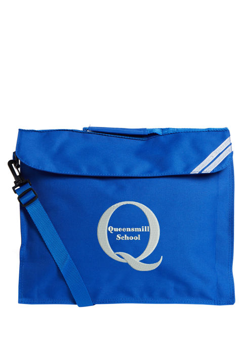 Blue book top bags school