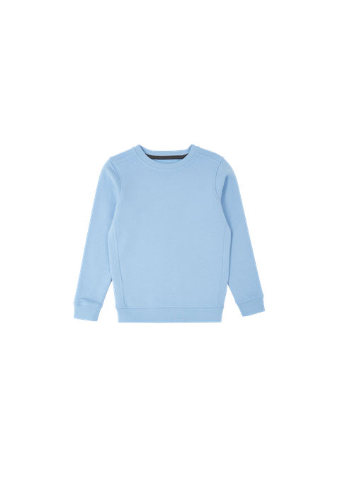 Plain light hot sale blue sweatshirt