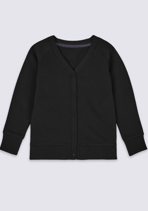 Girls black cardigan sweater outlet
