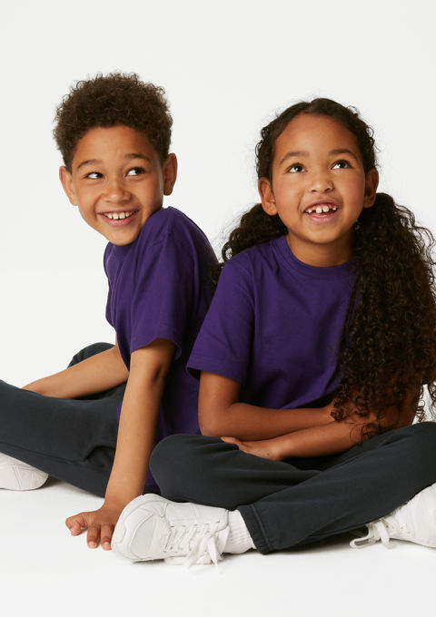 Plain black sales shirt for kids