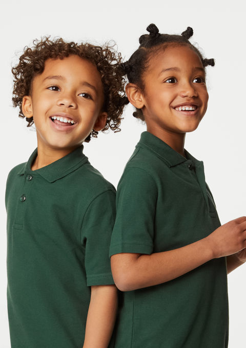 Skechers polo on sale shirt kids green