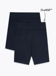 Ladies navy 2025 cycling shorts