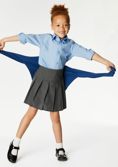 Girls grey deals skirt