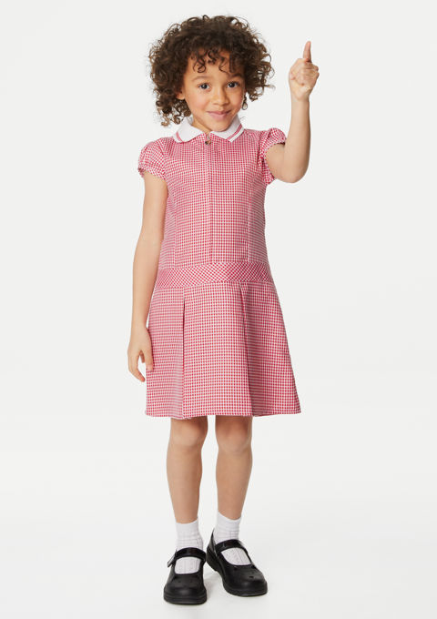 Red school summer dresses hotsell