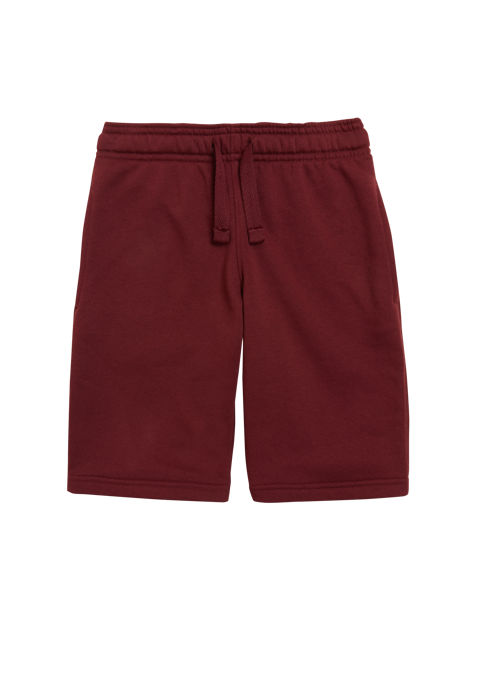 Maroon sweat shorts hotsell