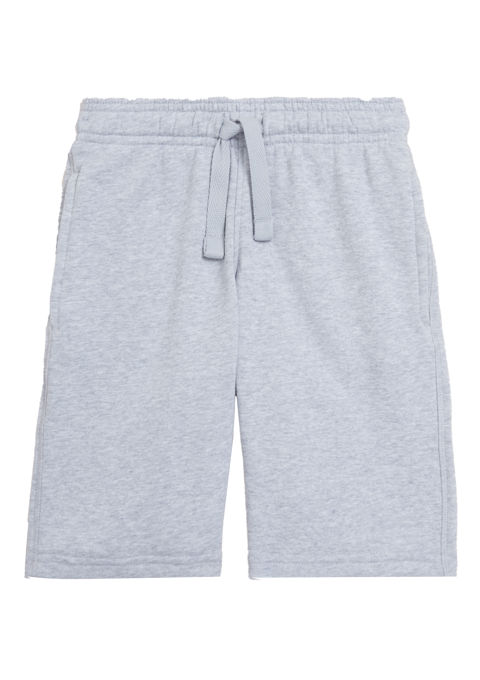 Boys grey top sweat shorts
