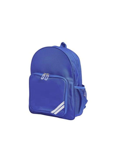Plain Royal Blue School Backpack Small