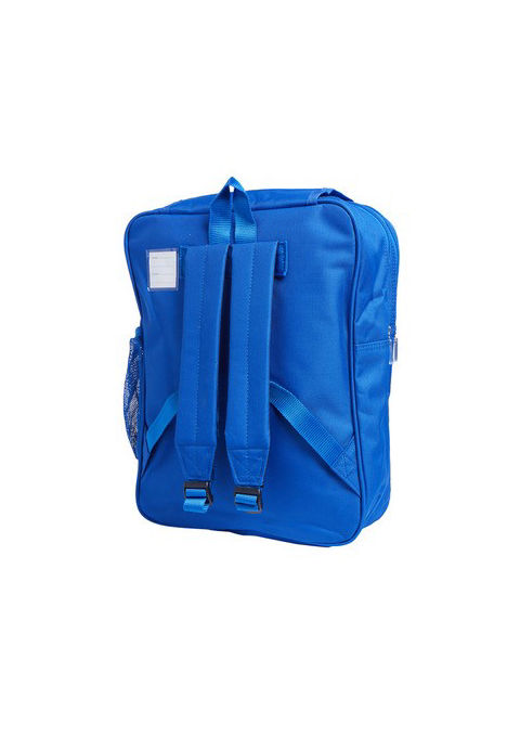 Plain Royal Blue School Backpack Large