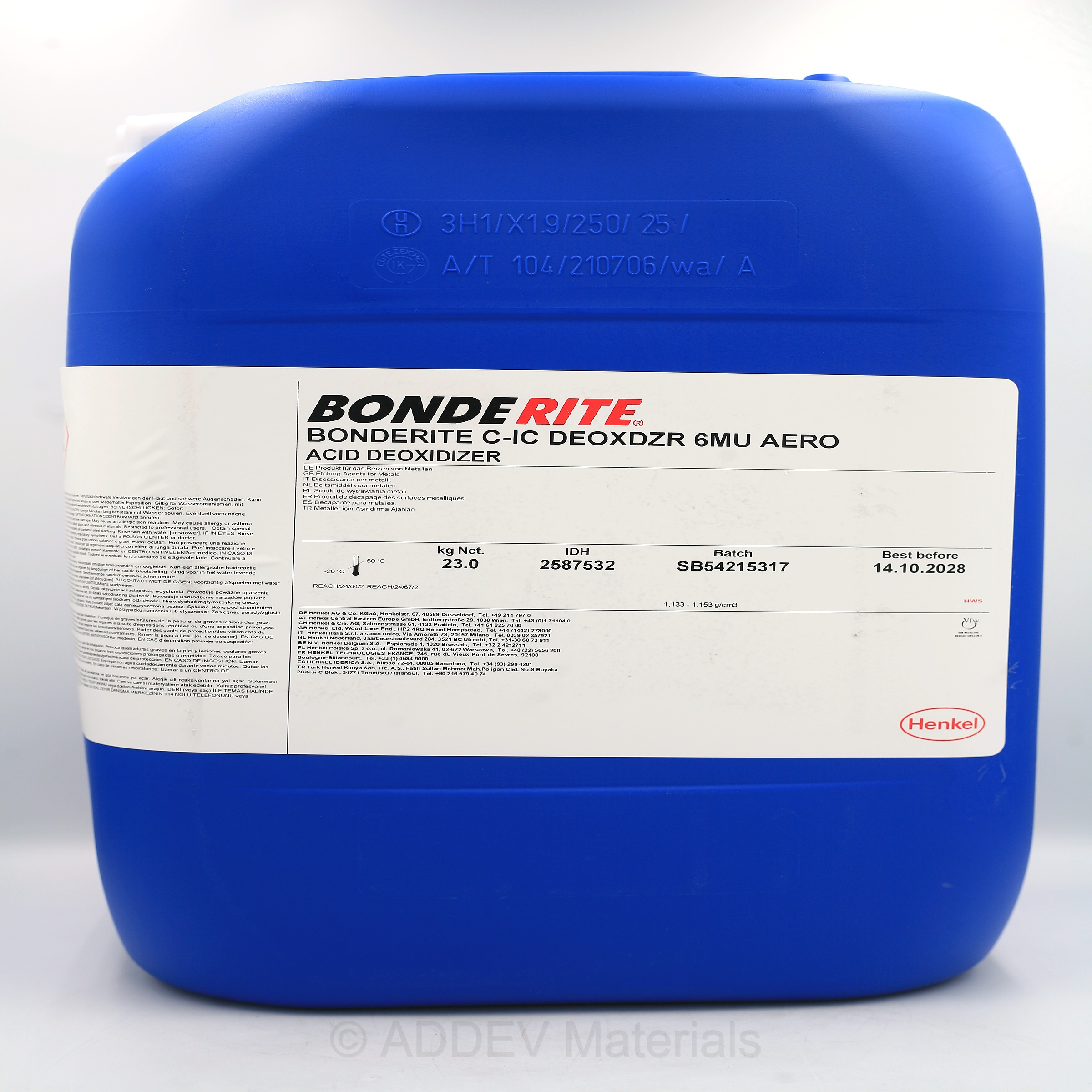 2587532 BONDERITE C-IC DEOXDZR 6MU 23KG