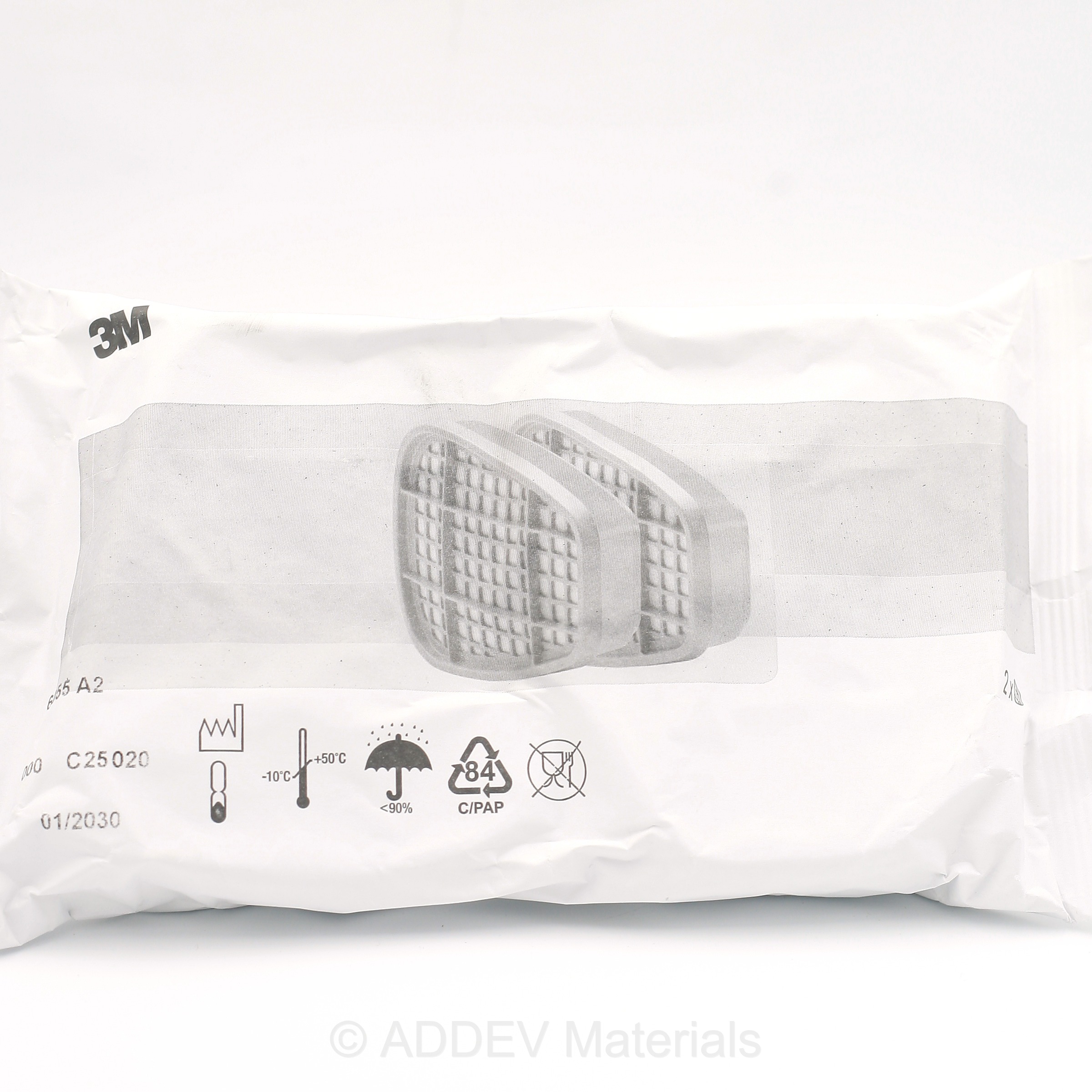3M-6055A2 RESPIRATOR FILTERS A2 PACK OF 2