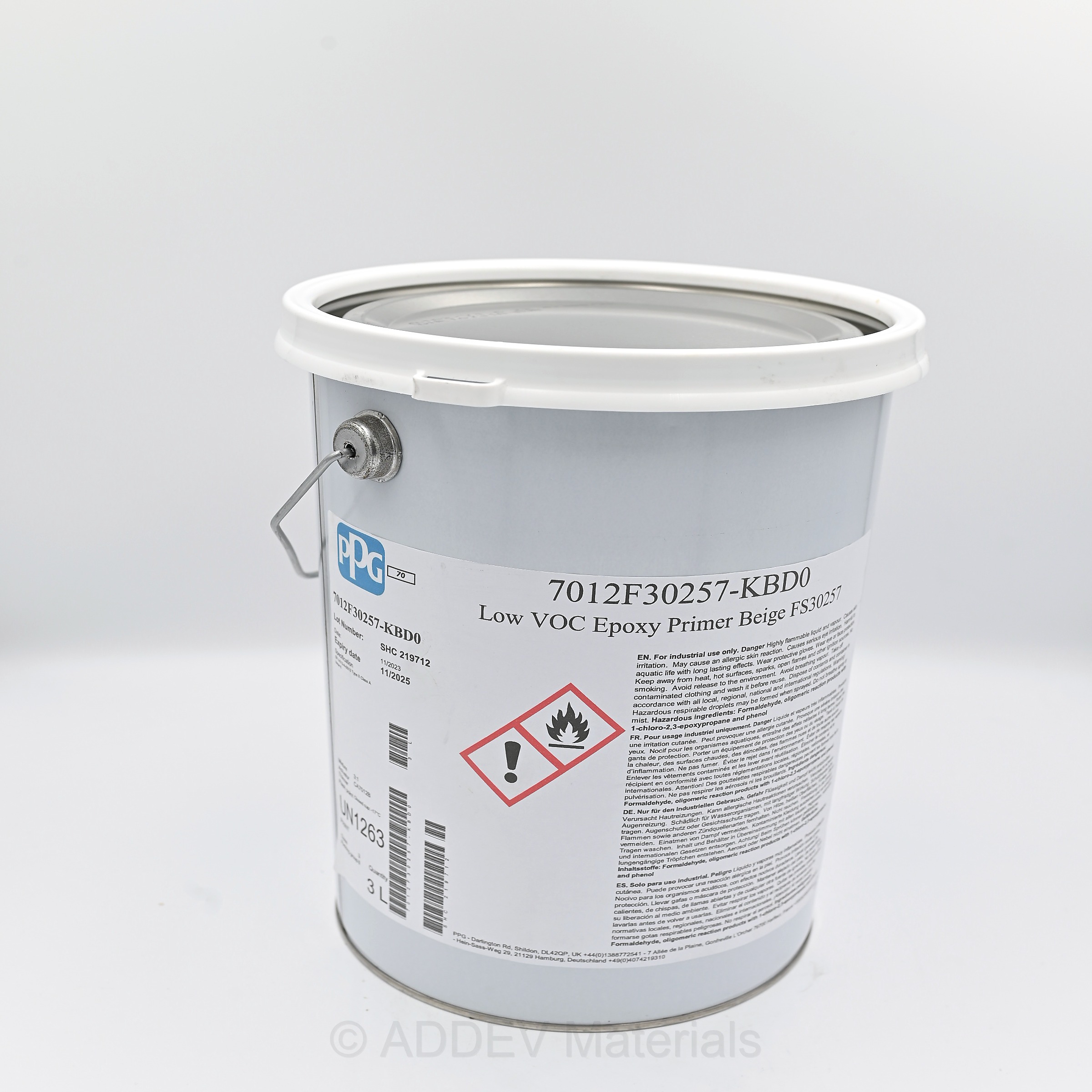 7012F30257-KBD0 EPOXY PRIMER BROWN BEIGE 3LTR