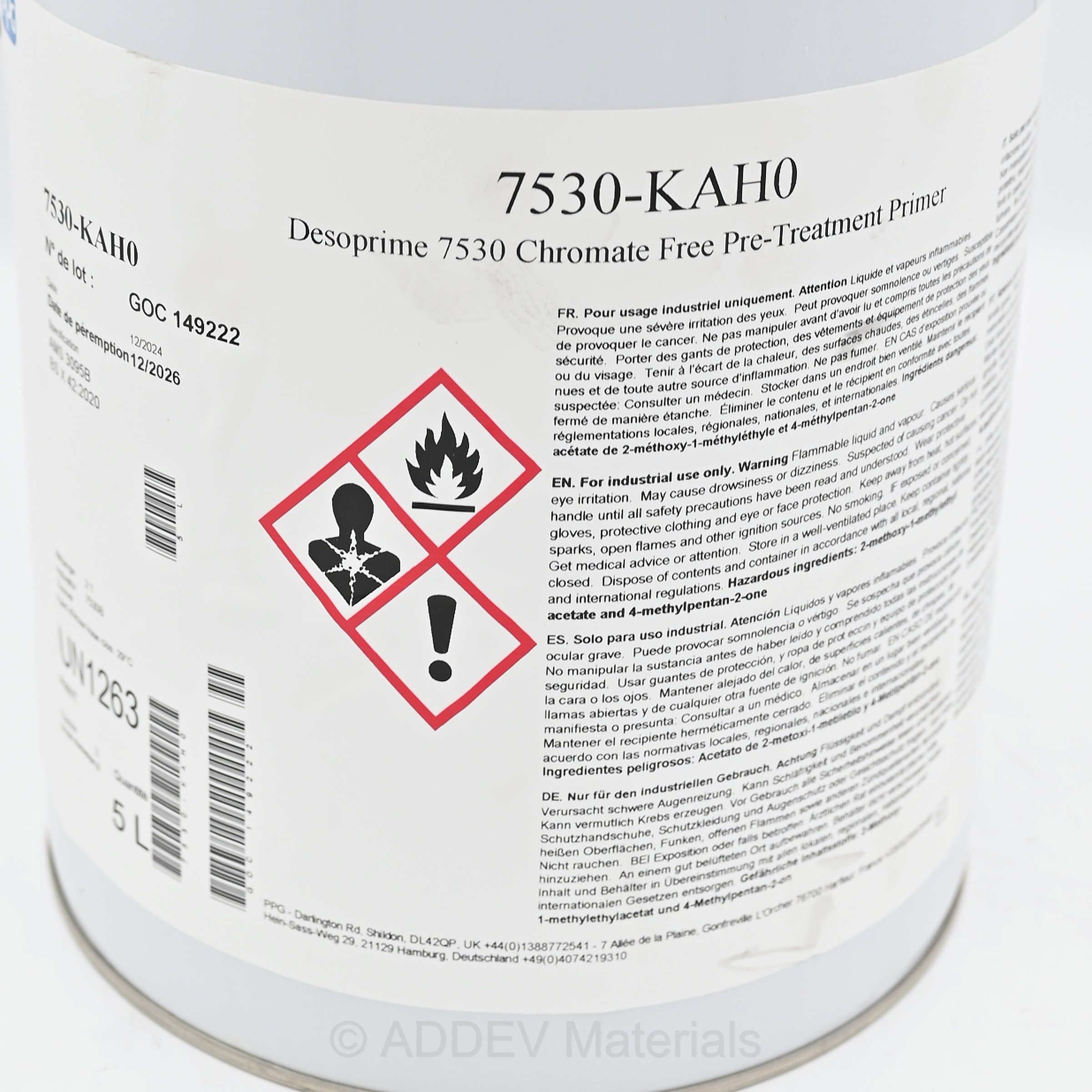 7530-KAH0 DESOPRIME CF PRE-TREATMENT PRIMER 5LTR