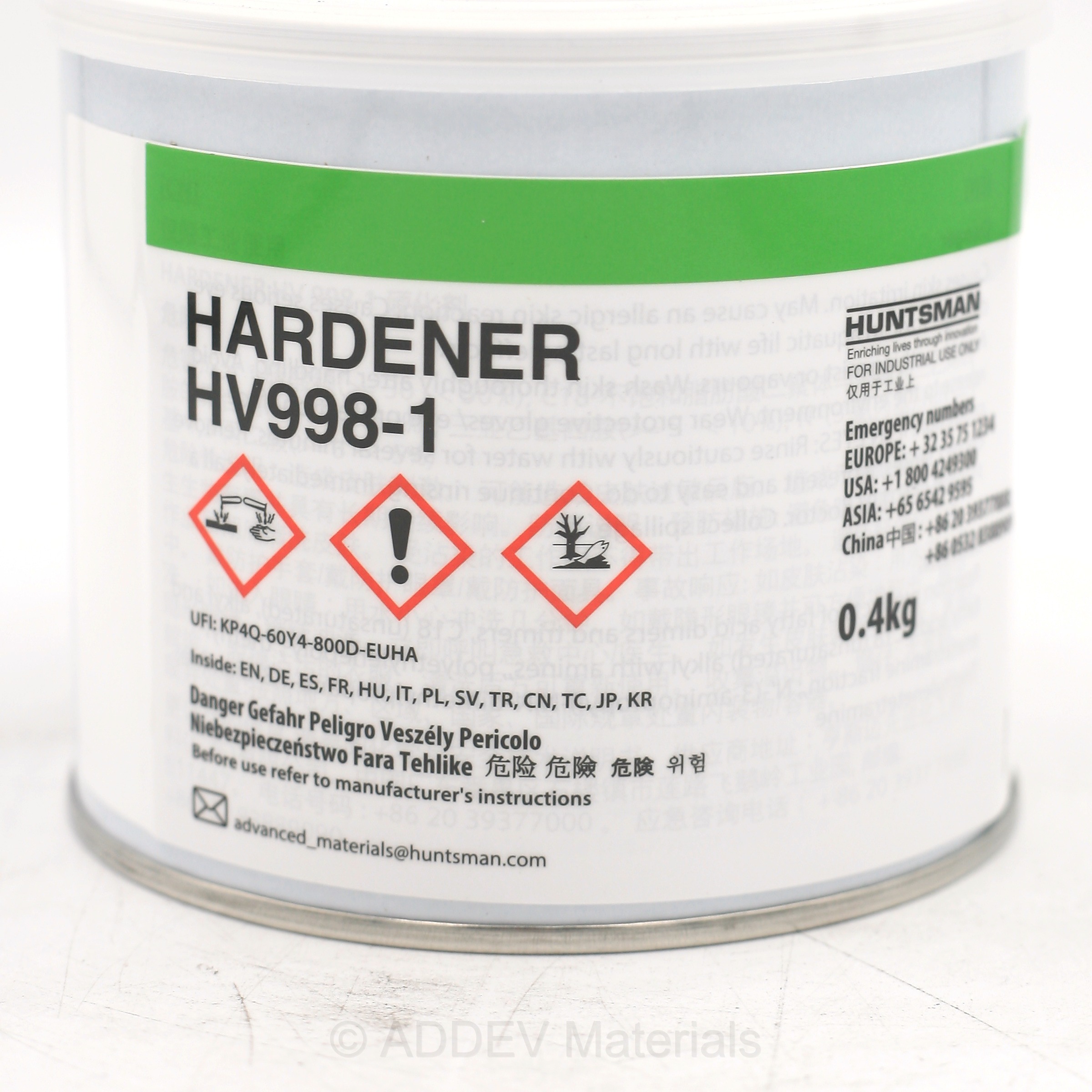 HV998 ARALDITE EPOXY HARDENER 400G