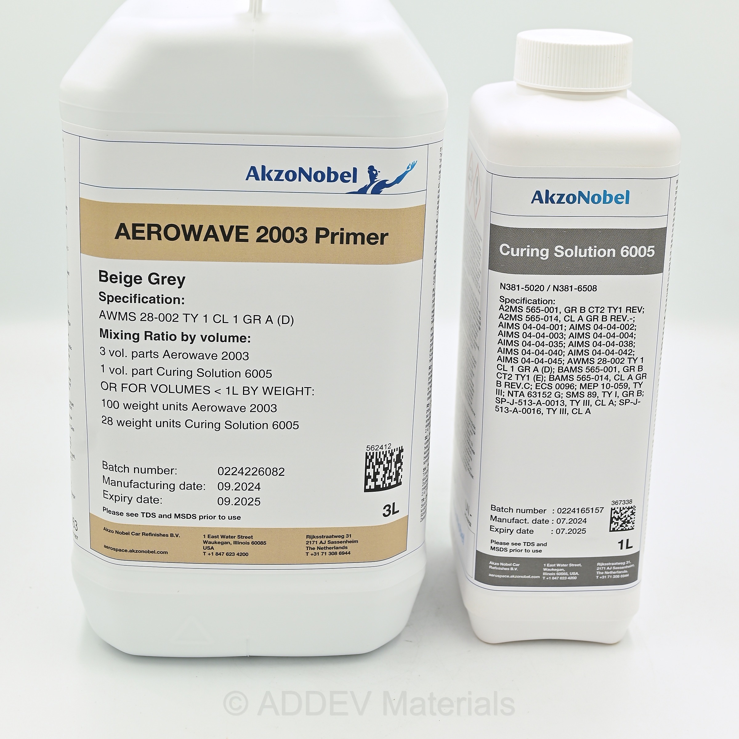 AEROWAVE 2003/6005 BEIGE GREY PRIMER 4LTR KIT