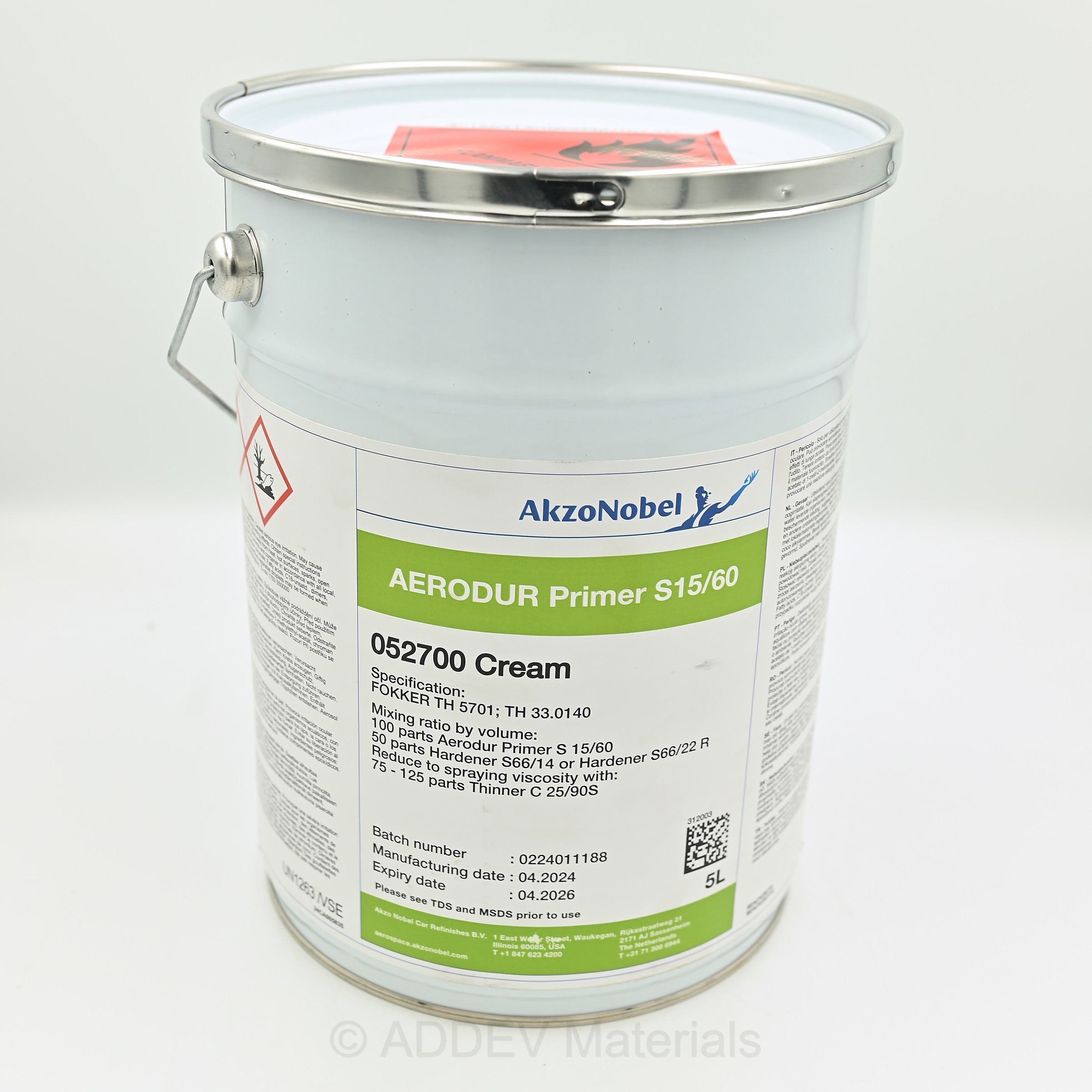 S15/60 PRIMER CREAM 5LTR