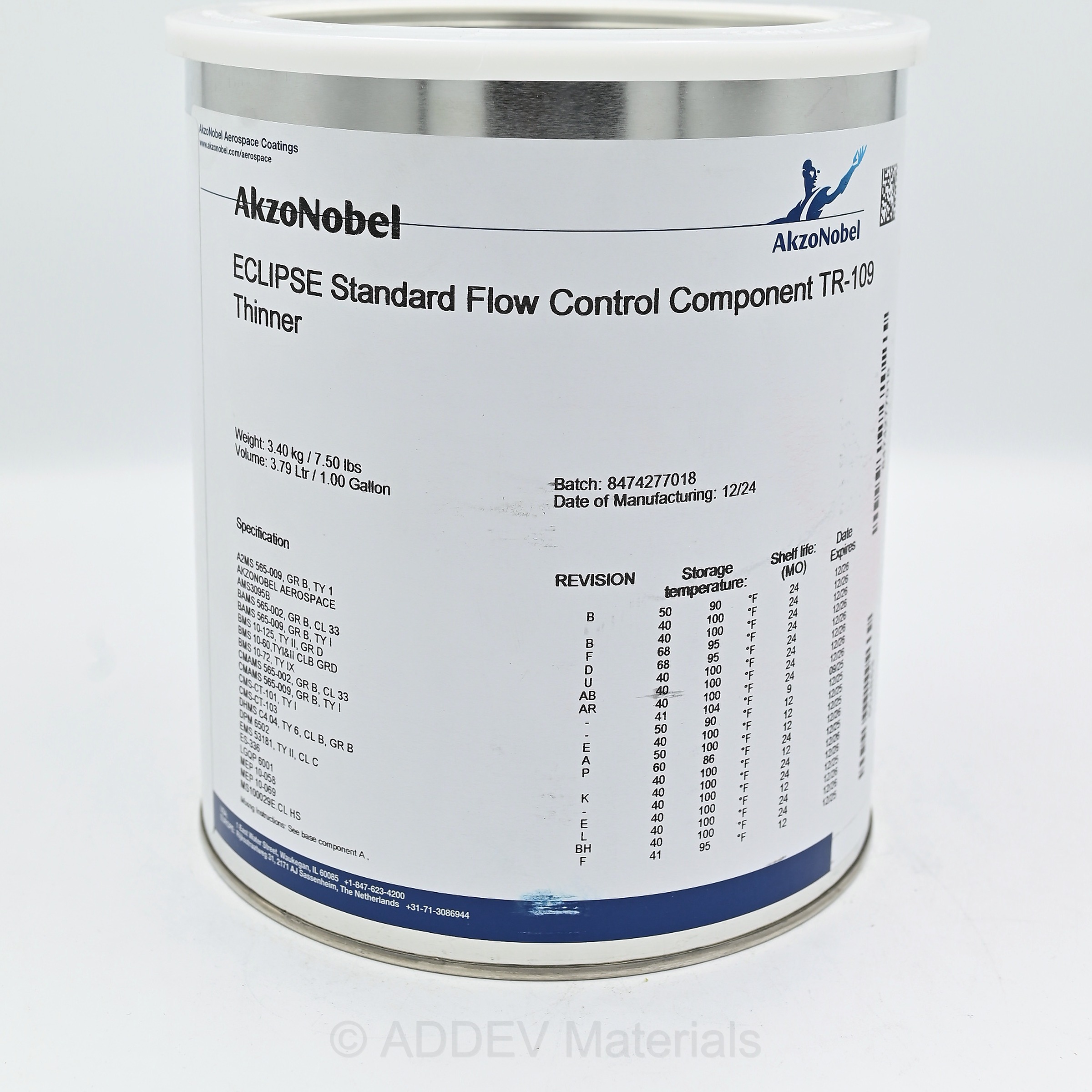 TR-109 THINNER 1USG