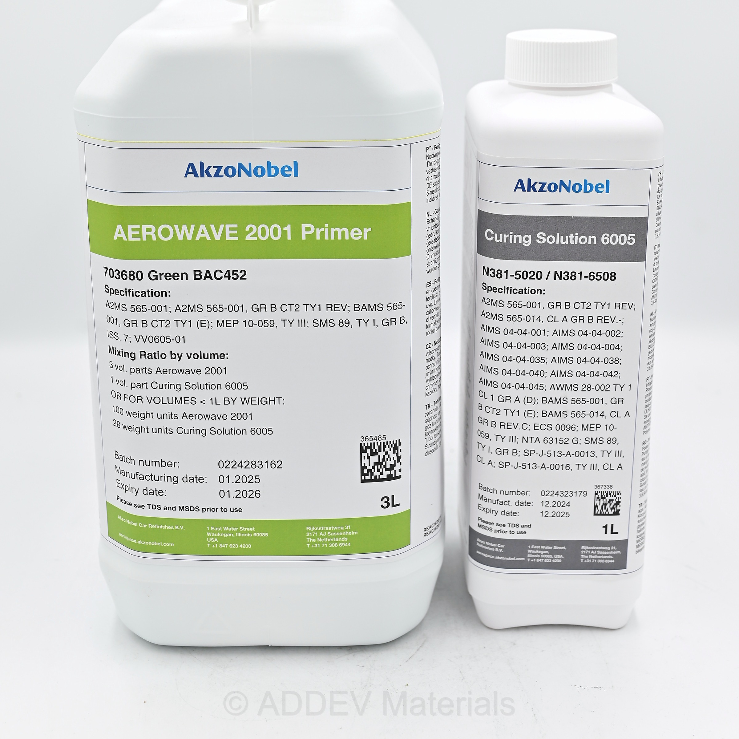 AEROWAVE 2001/6005 BAC452 PRIMER 4LTR KIT