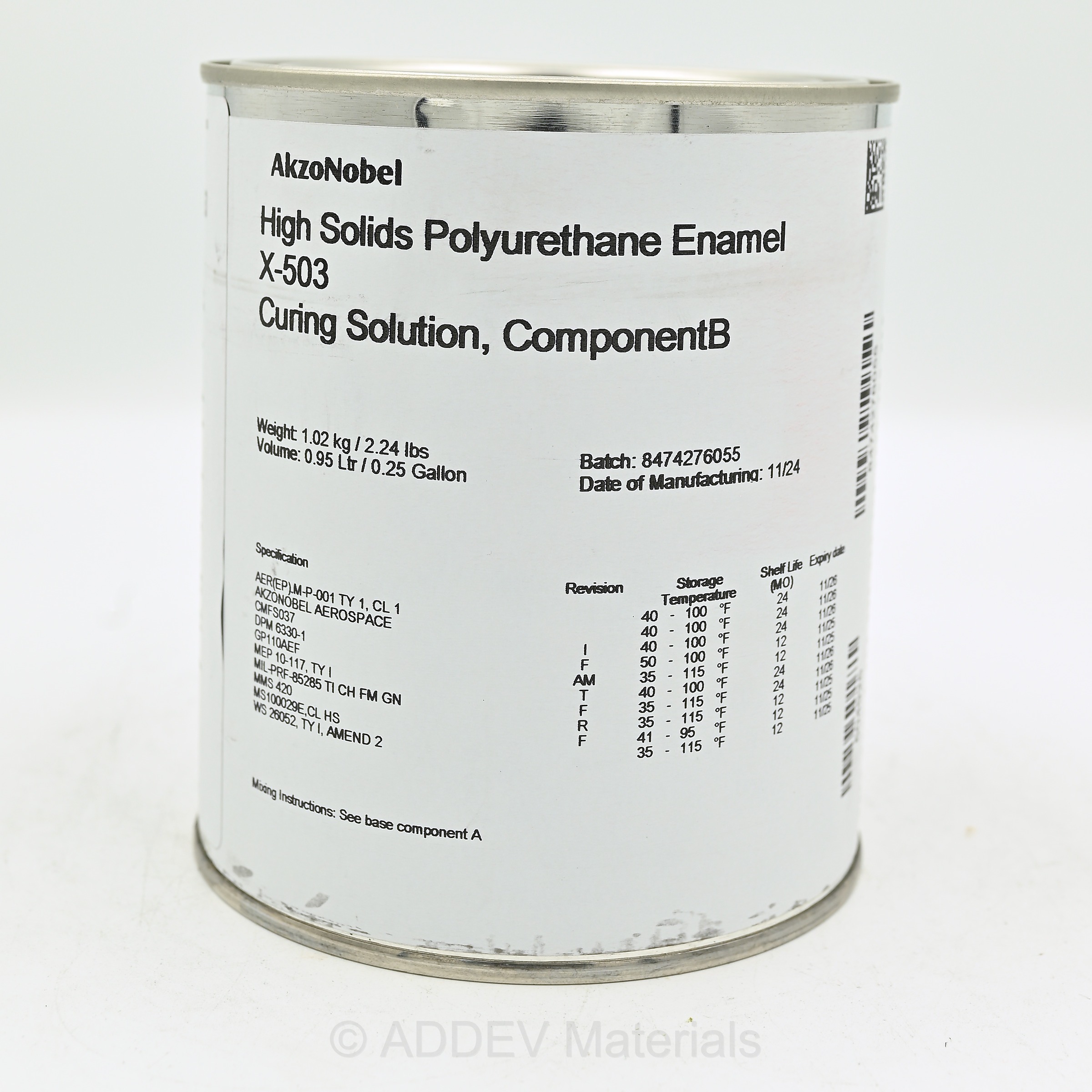 X-503 HARDENER 1QT