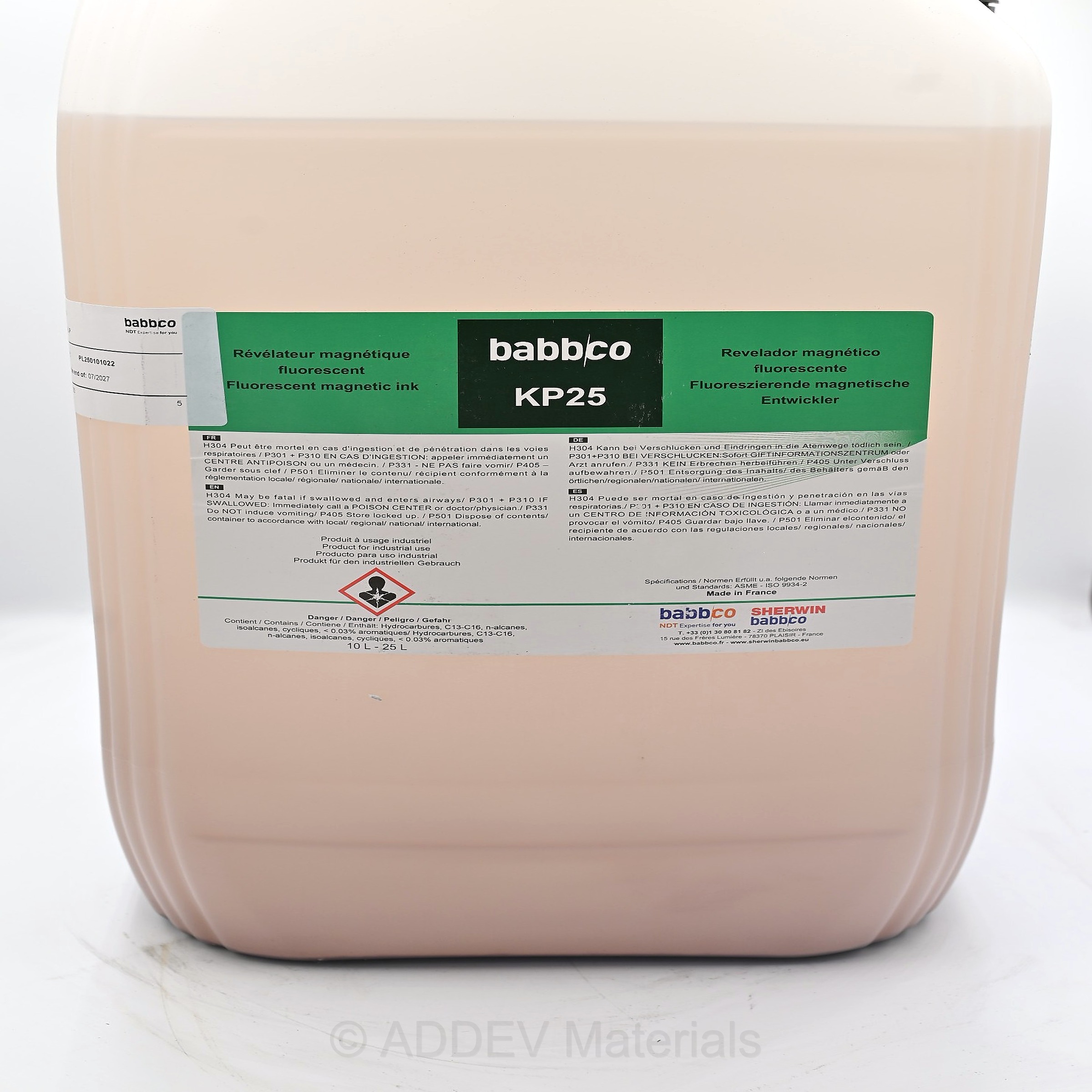 KP-25 OIL BASED FLUORESCENT MAGNETIC DETECTING MEDIUM 25LTR