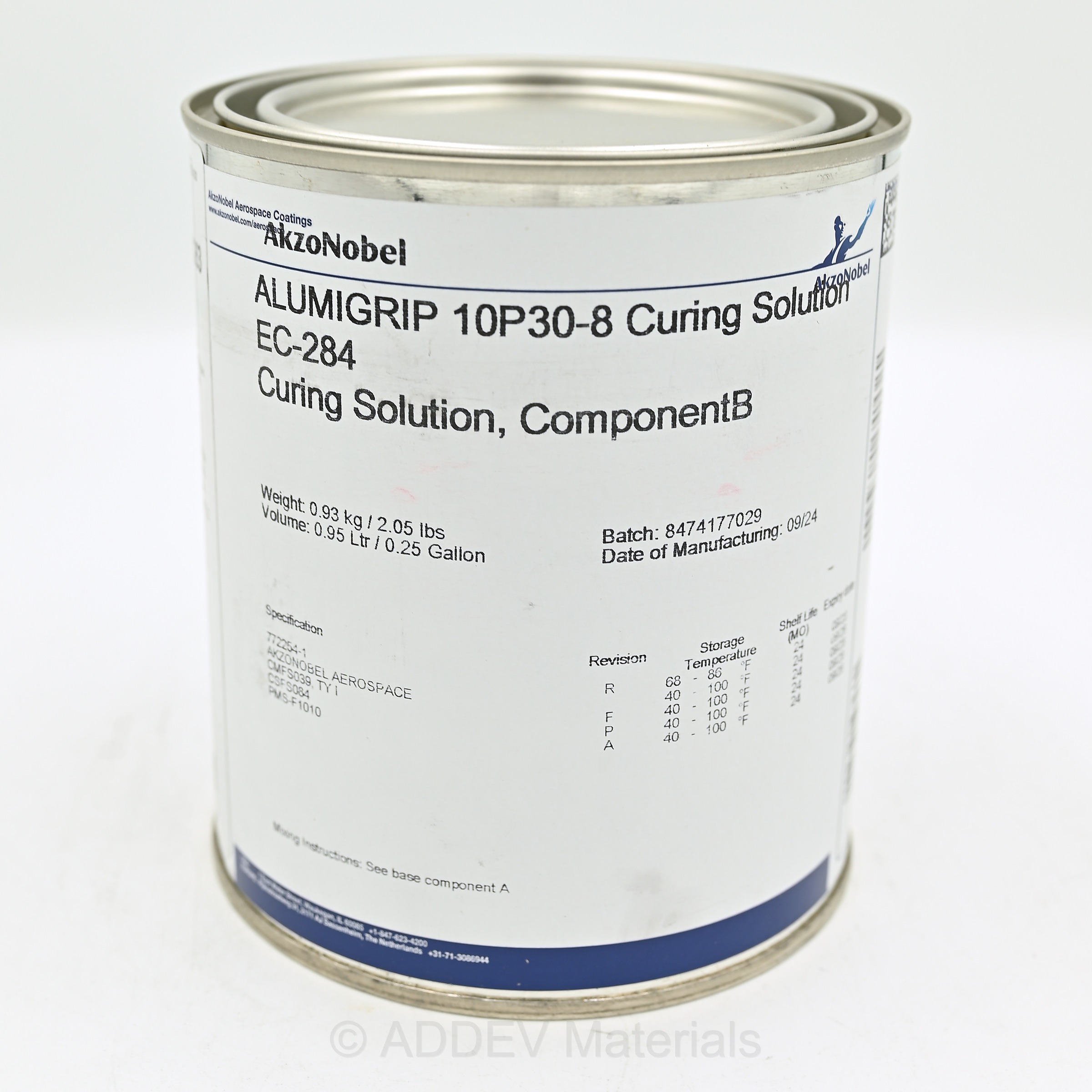 10P30-8/EC-284 ALUMIGRIP EPOXY SANDING SURFACER 1.25USG KIT