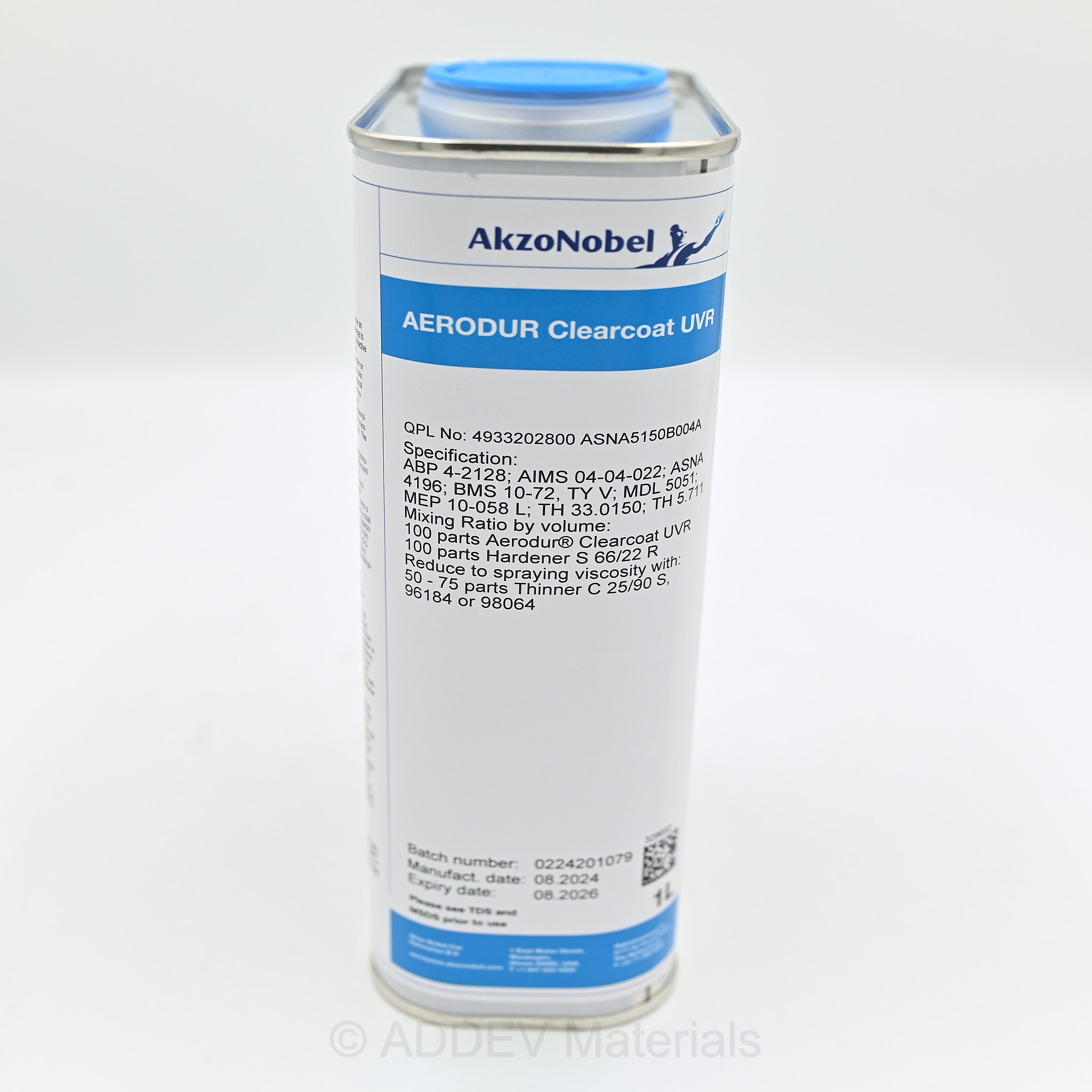 AERODUR CLEARCOAT UVR UV RESISTANT POLYURETHANE 1LTR