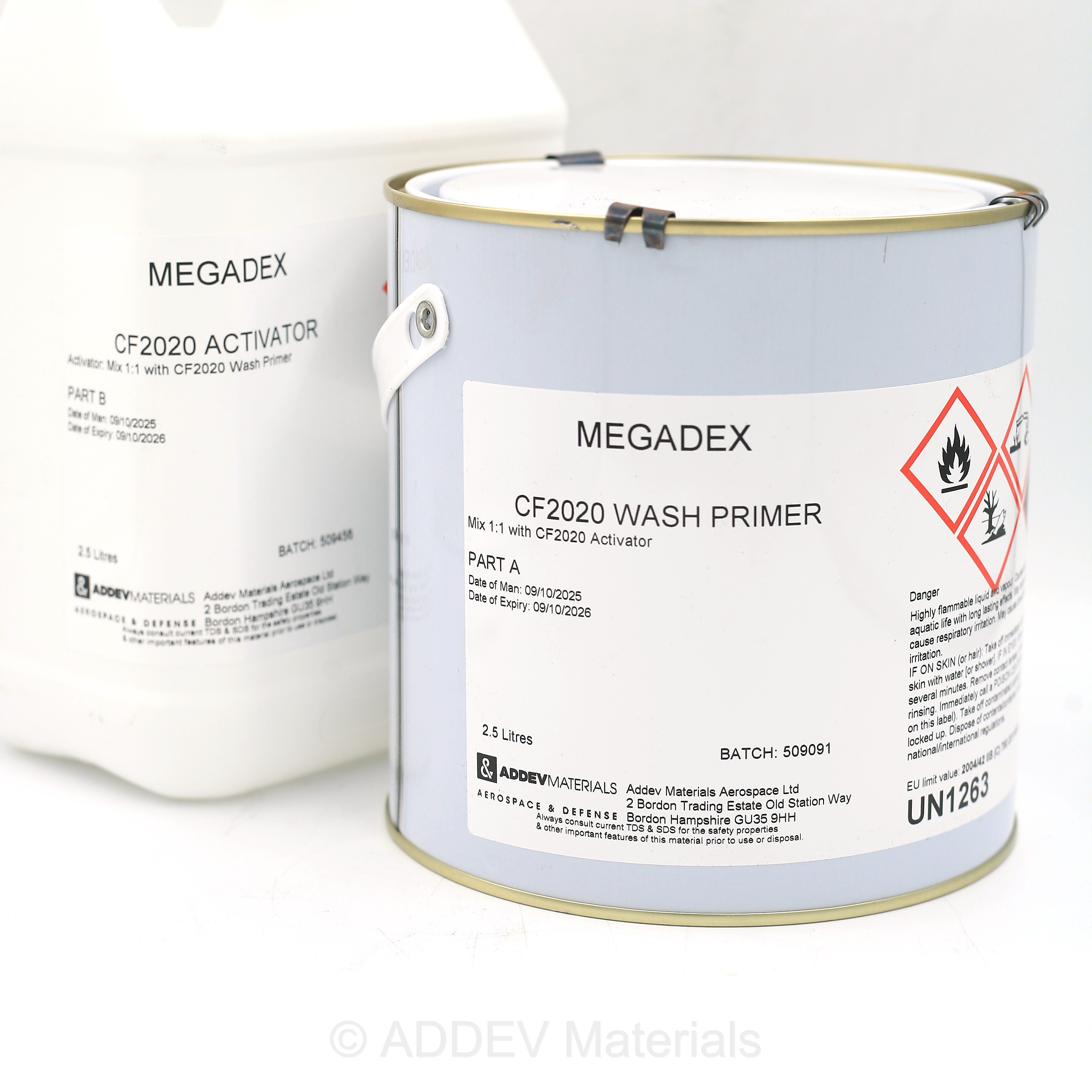 MEGADEX CF2020 A/B WASH PRIMER 5LTR KIT