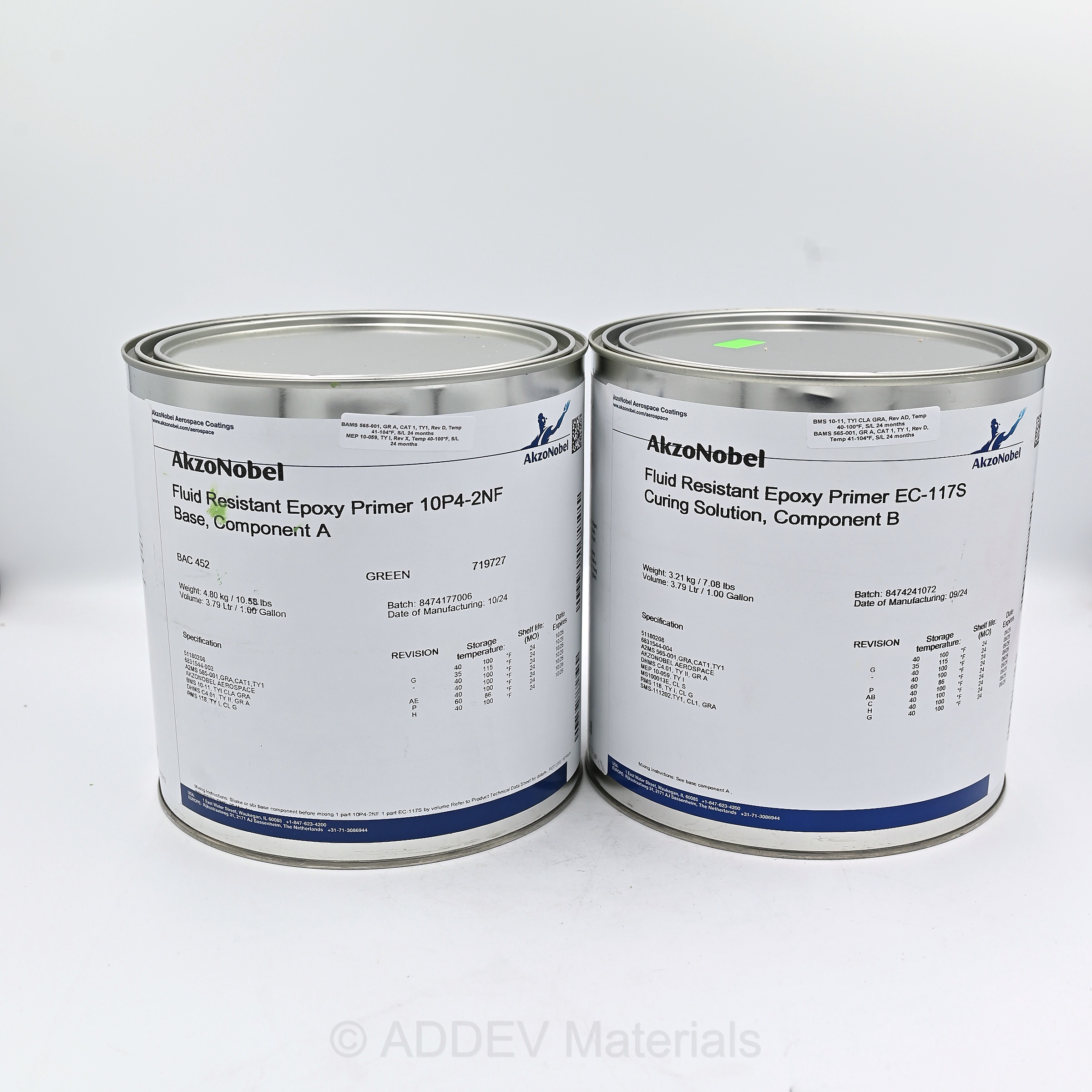 10-P4-2NF/EC117S BAC452 GREEN 2USG KIT