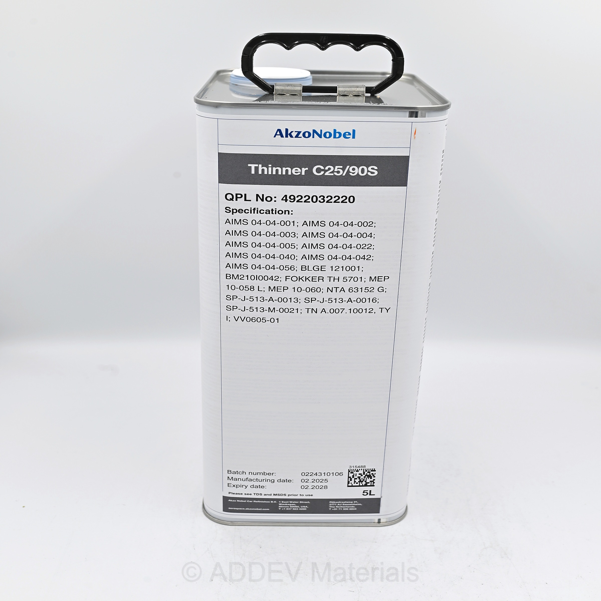 C25/90S UNIVERSAL THINNER 5LTR