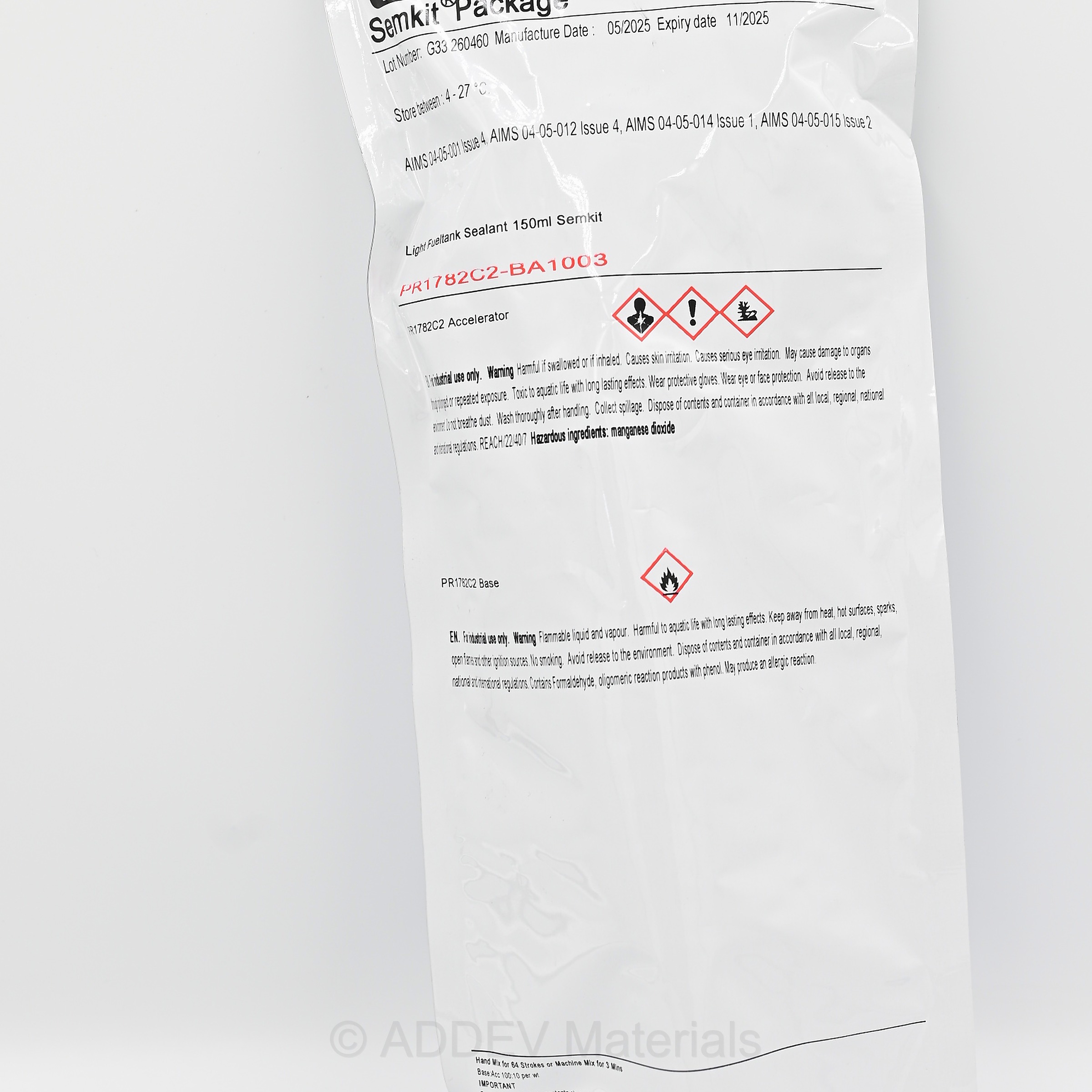 PR1782C2-BA1003 SEALANT 150ML SEMKIT