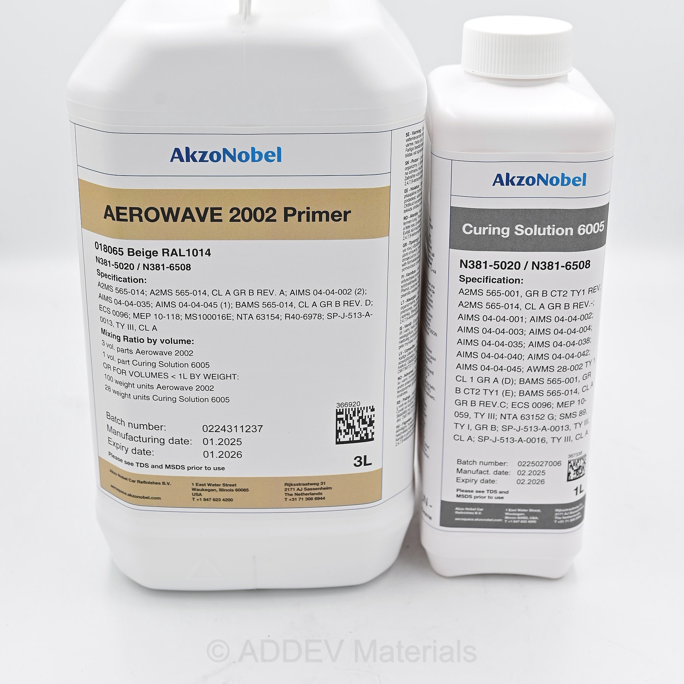 AEROWAVE 2002/6005 RAL1014 PRIMER 4LTR KIT