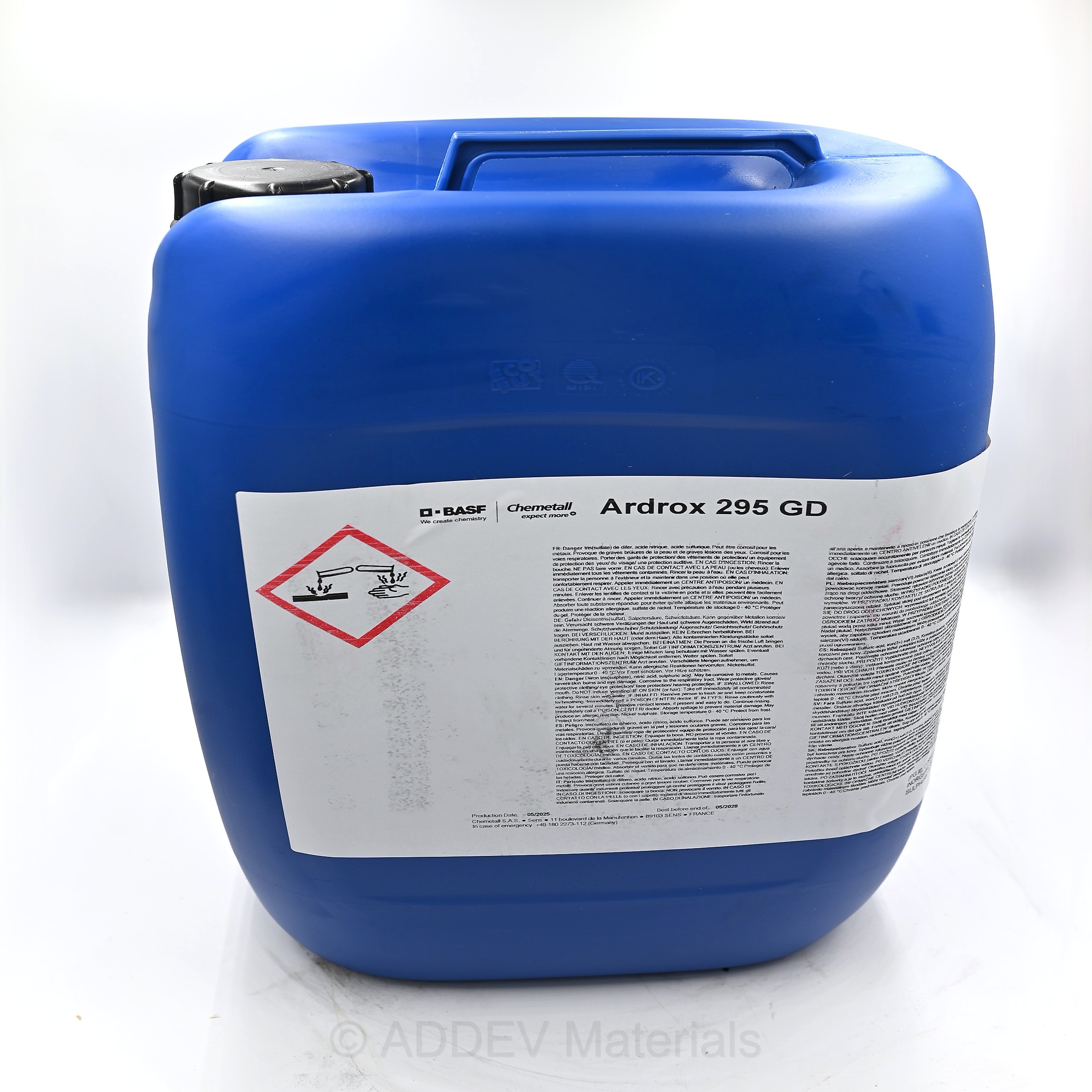 ARDROX 295GD DEOXIDIZER & DESMUTTER FOR ALUMINIUM 20LTR