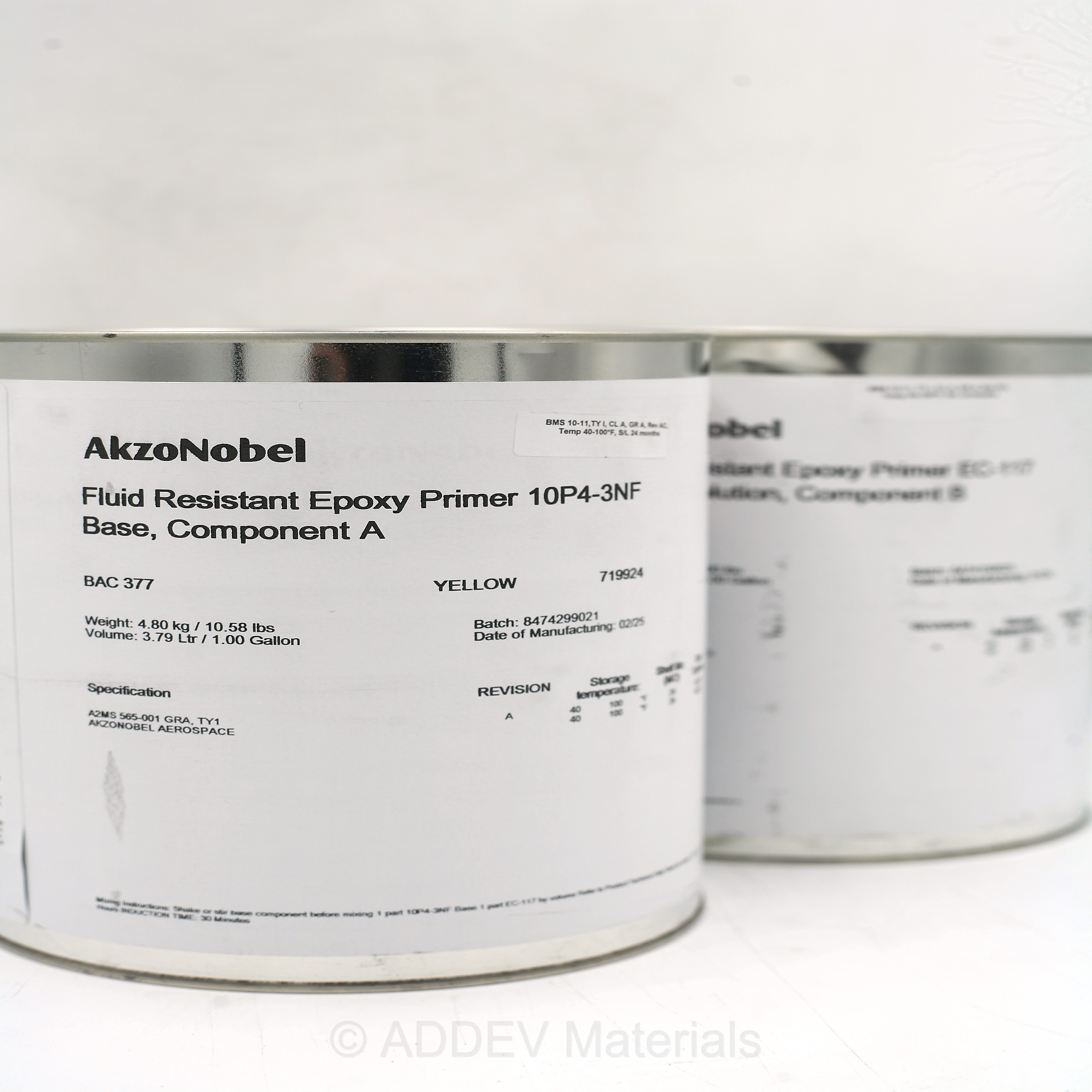 10P4-3NF/EC117 2K EPOXY PRIMER BAC377 YELLOW 2USG KIT