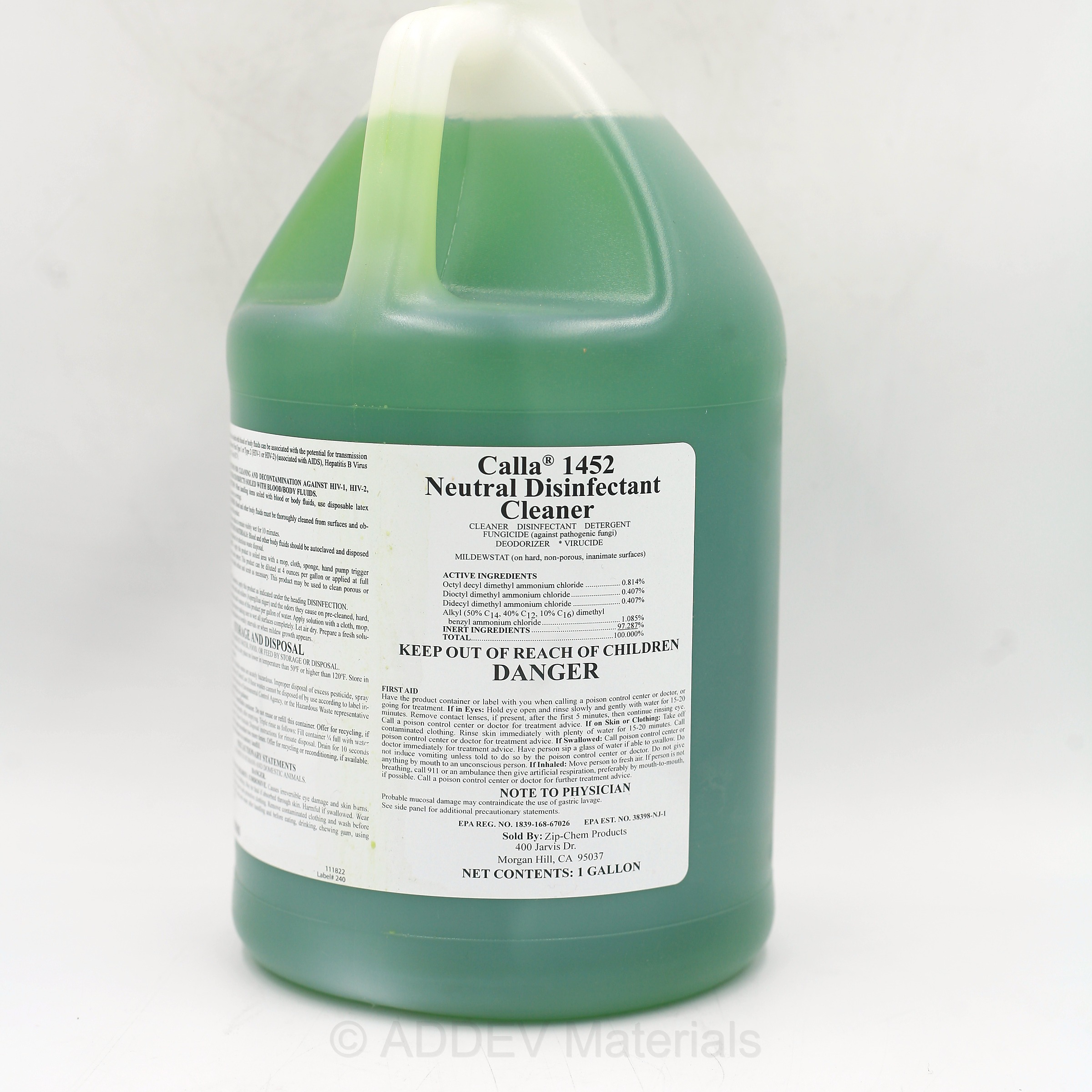 009450 CALLA 1452 CONCENTRATE 3.78LTR