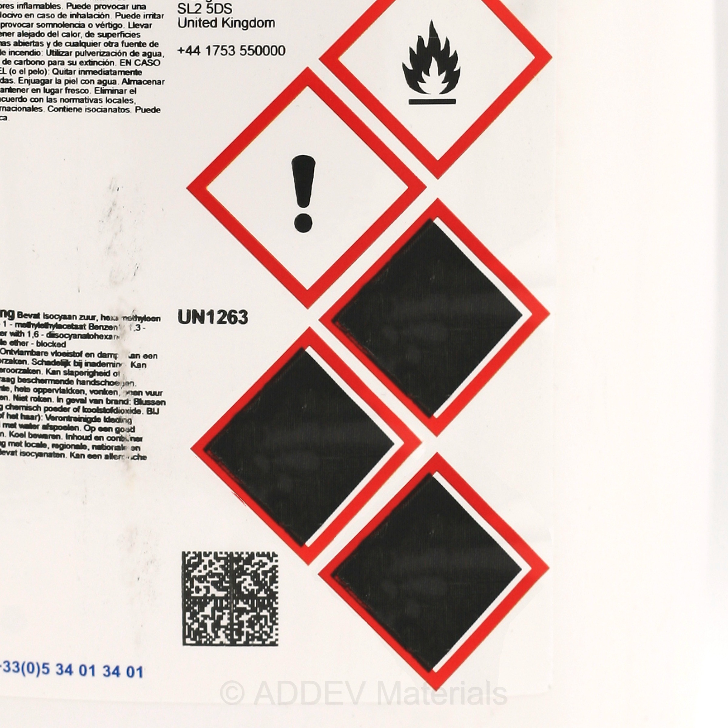 21055001D005K FR2-55 HARDENER 5KG