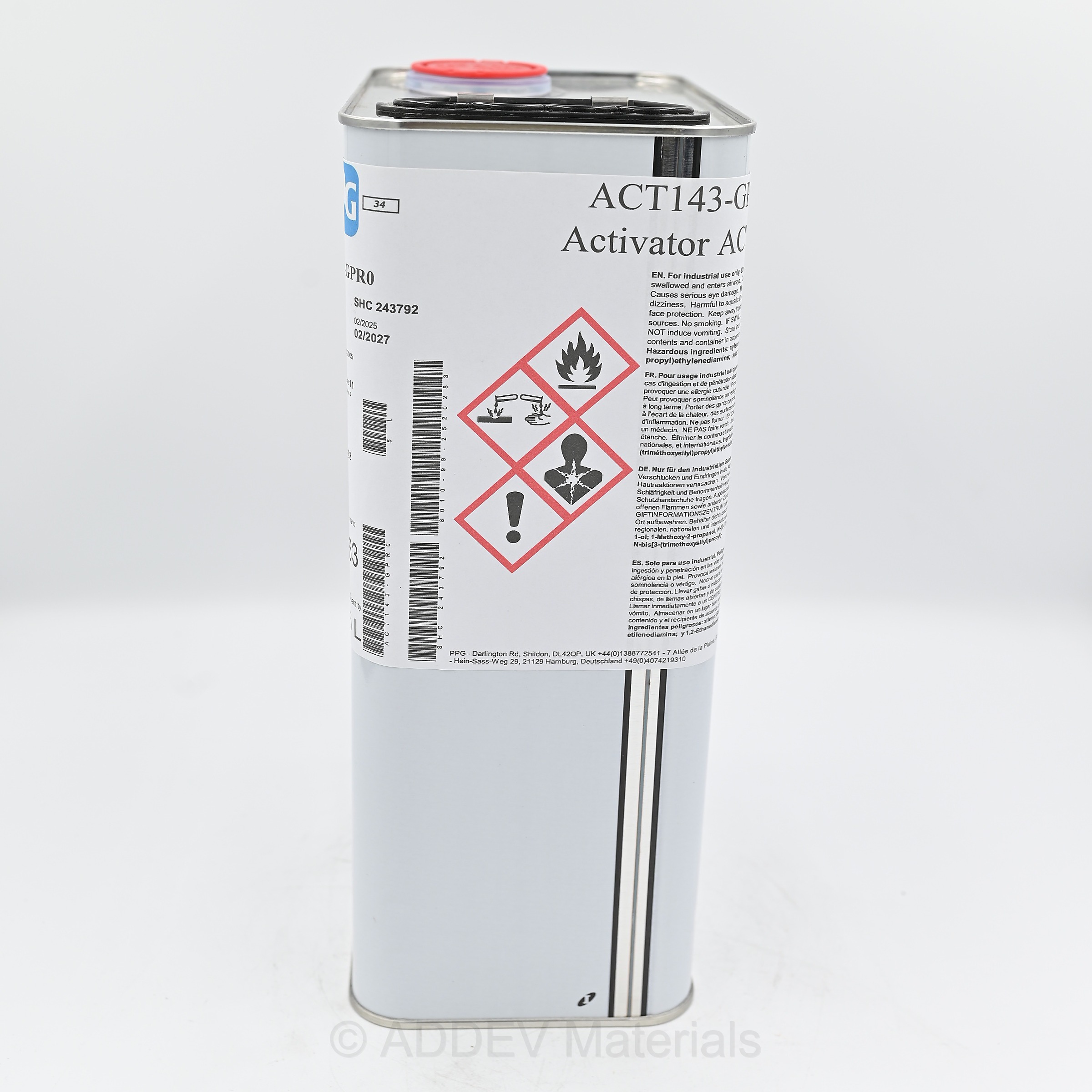 ACT143-GPR0 ACTIVATOR FOR EPOXY PRIMER 5LT