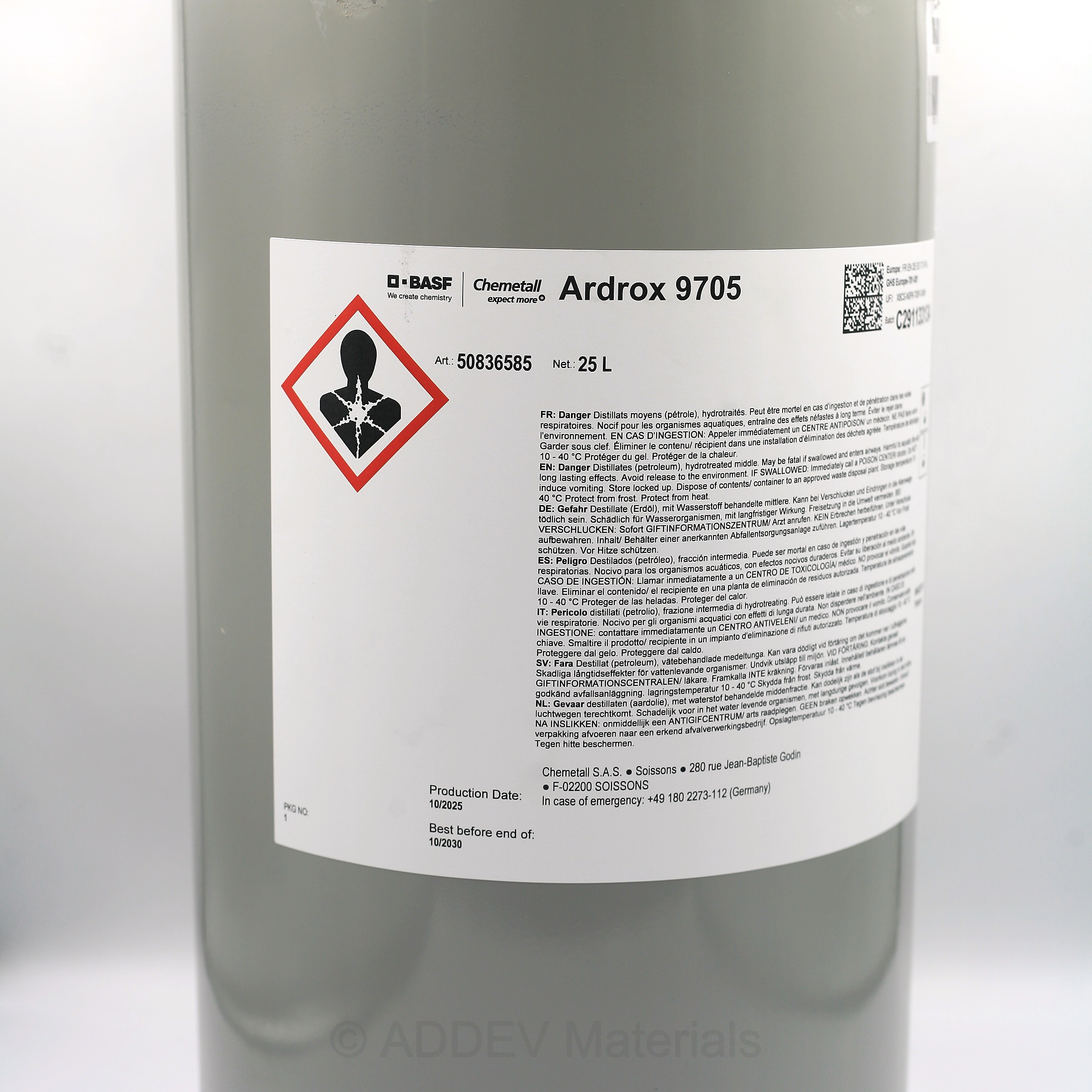 ARDROX-9705 FLUORESCENT PENETRANT HIGH SENSITIVITY 25LTR