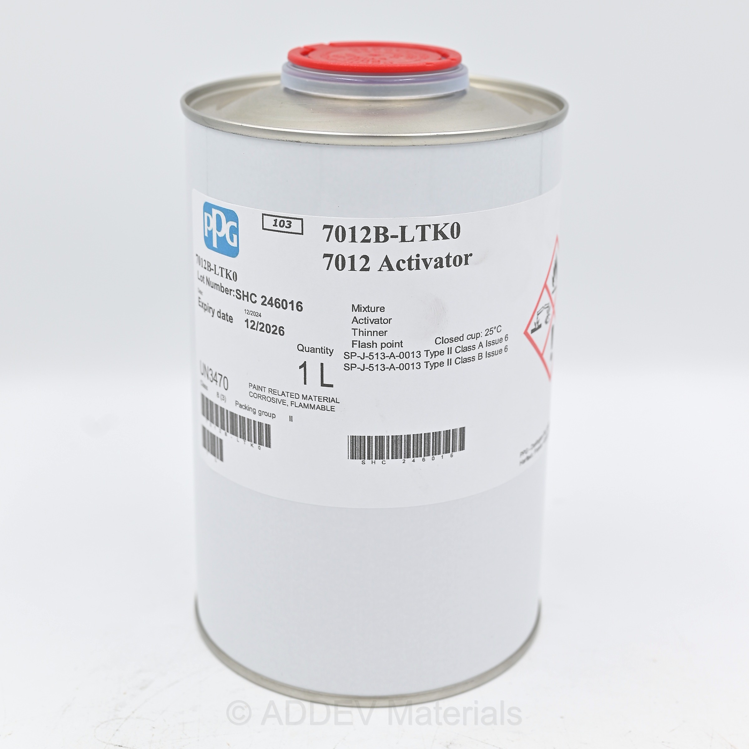 7012B-LTK0 ACTIVATOR FOR LOW VOC EPOXY PRIMER 1LTR