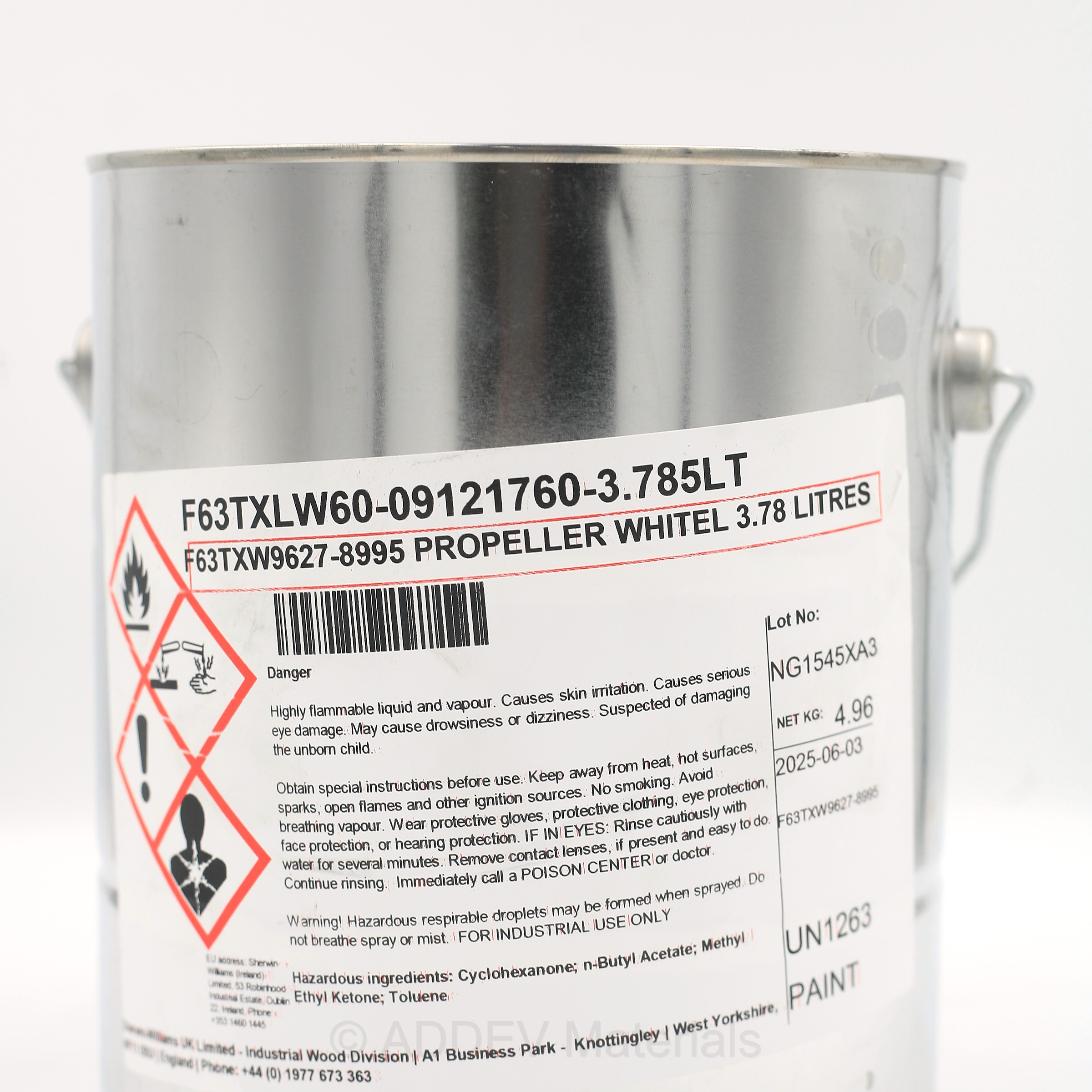 F63TXW9627 POLANE T POLYURETHANE FINISH WHITE 3.78LTR