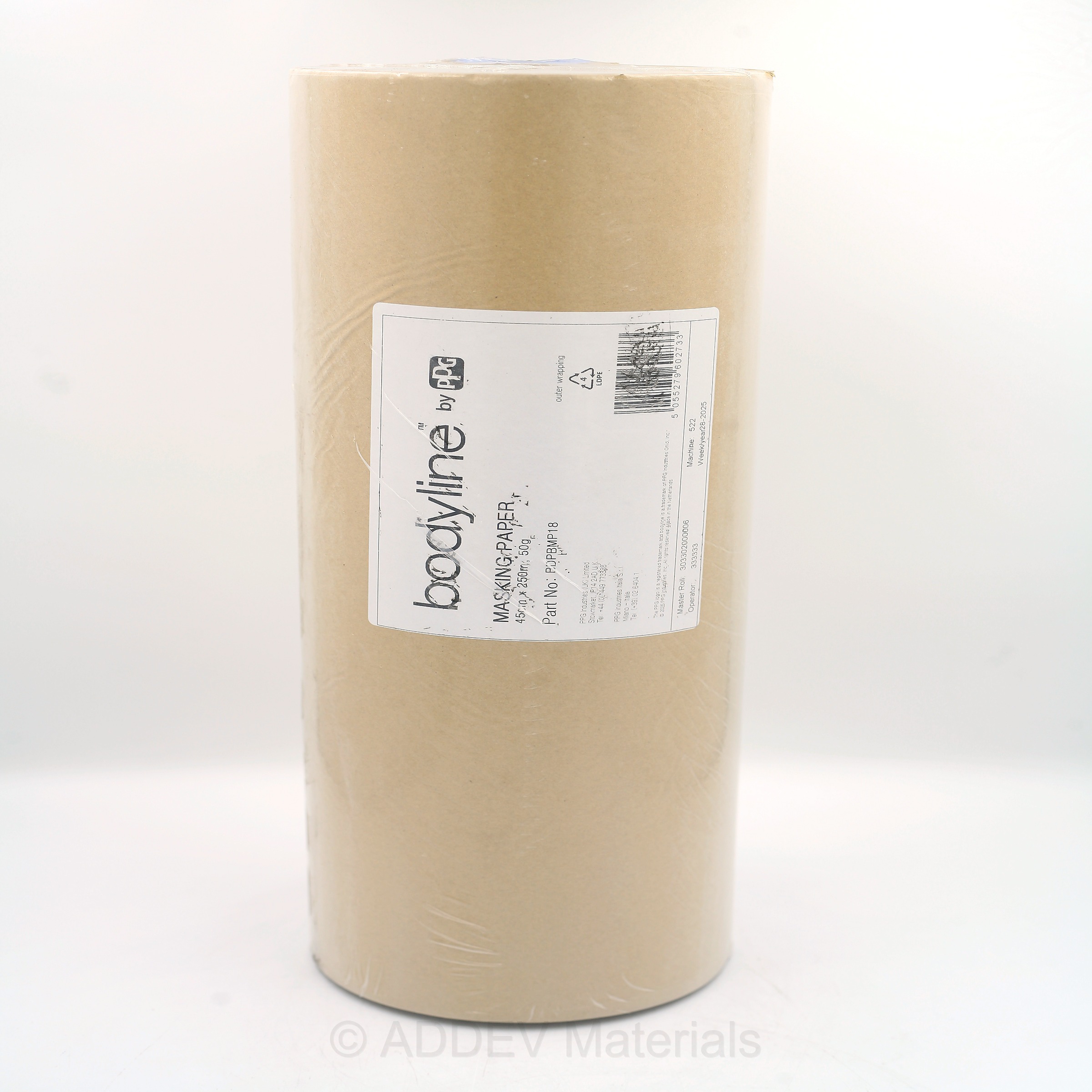 BDPBMP18 ROLL BROWN MASKING PAPER  450mm x 250m