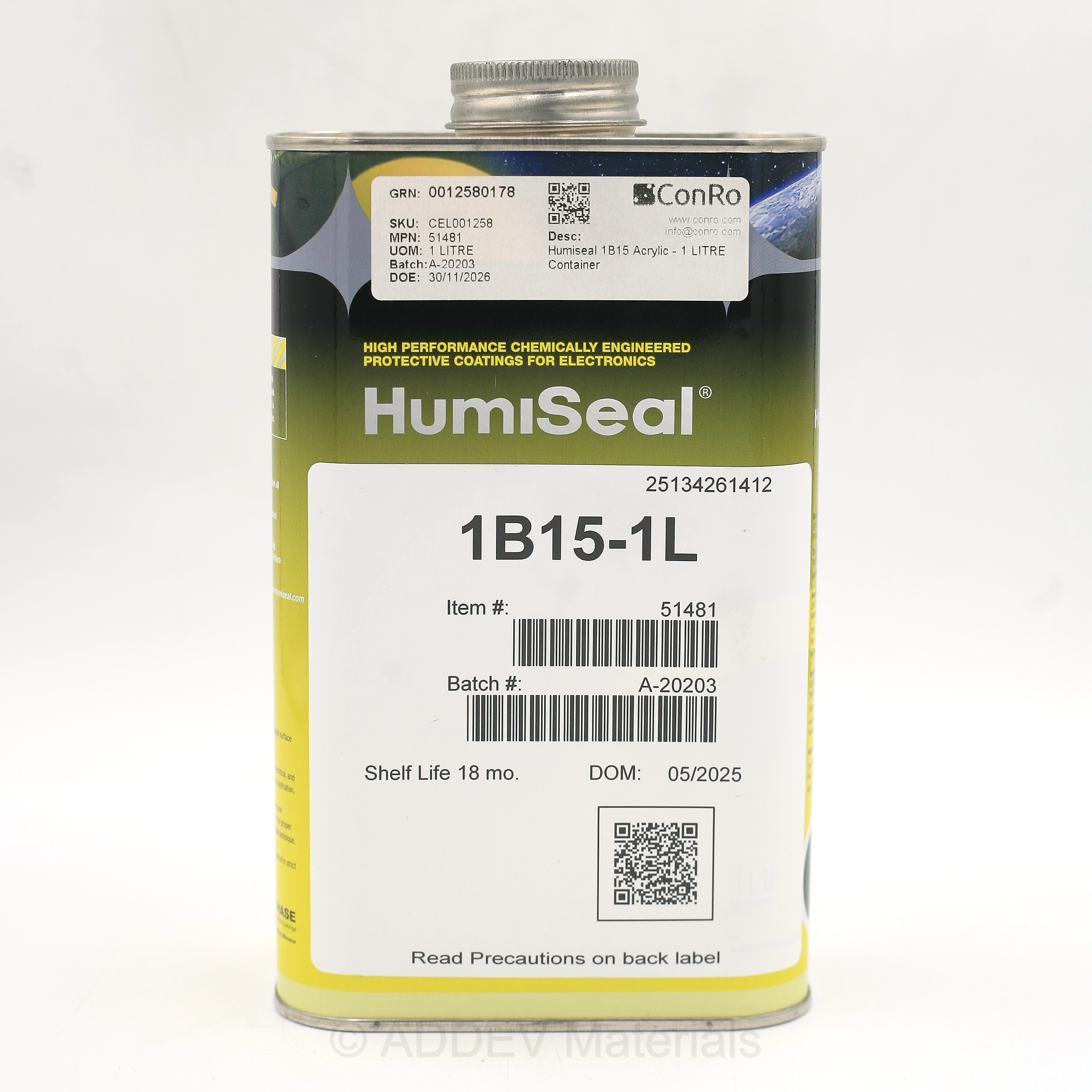 1B15-1 HUMISEAL SEALANT 1LTR