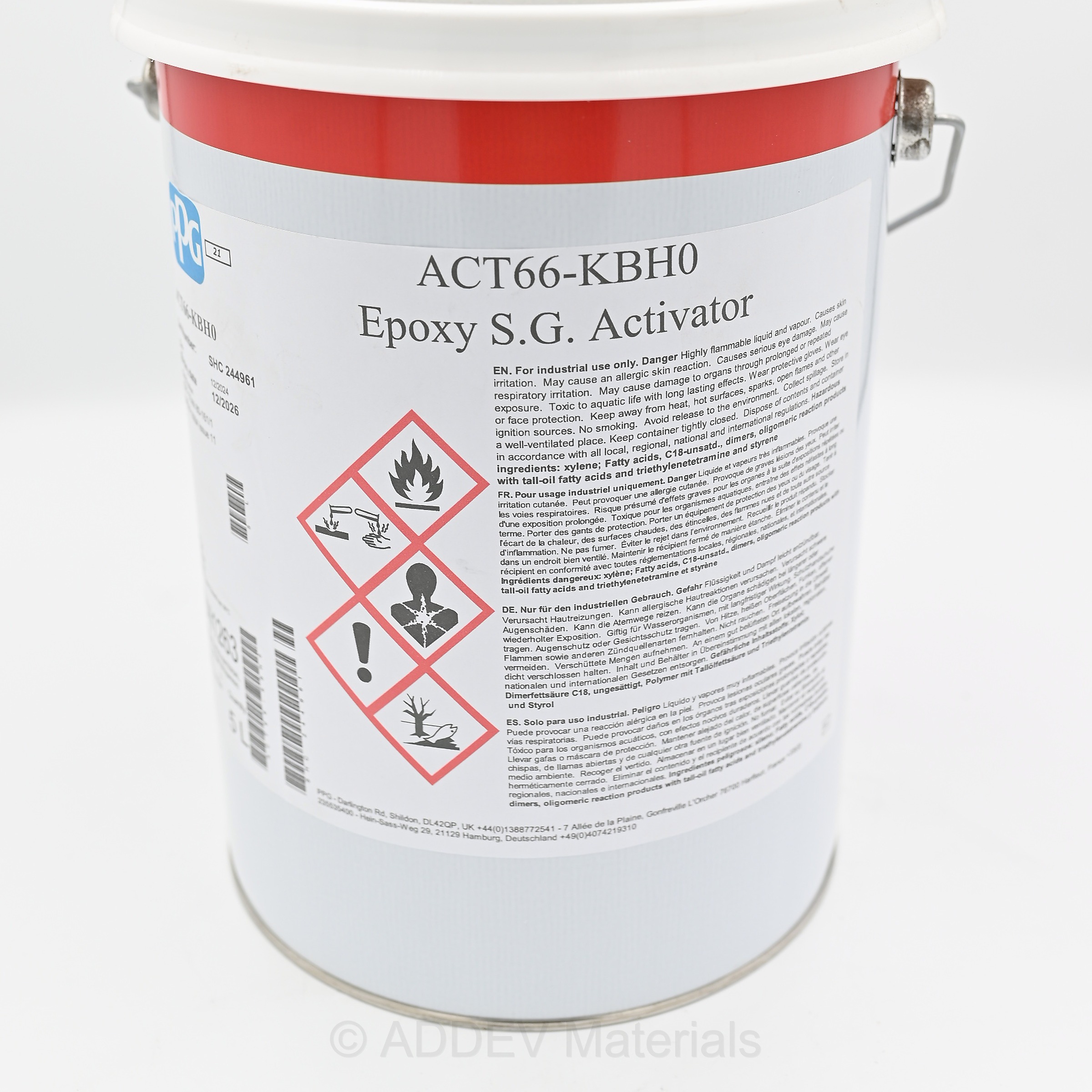 ACT66-KBH0 SEMIGLOSS ACTIVATOR FOR EC75 5LTR
