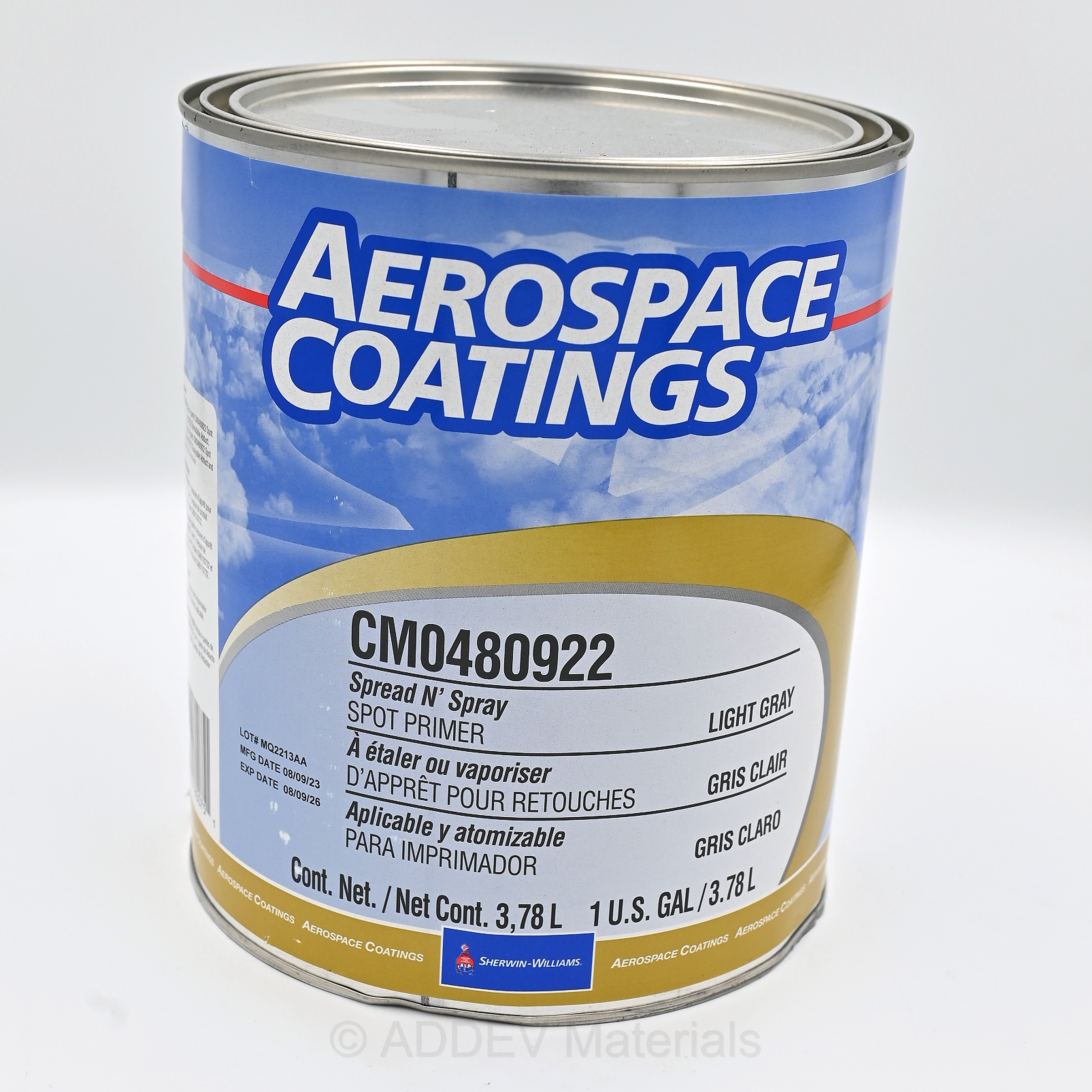 CM0480922 SPREAD N SPRAY SPOT PRIMER 3.78LTR