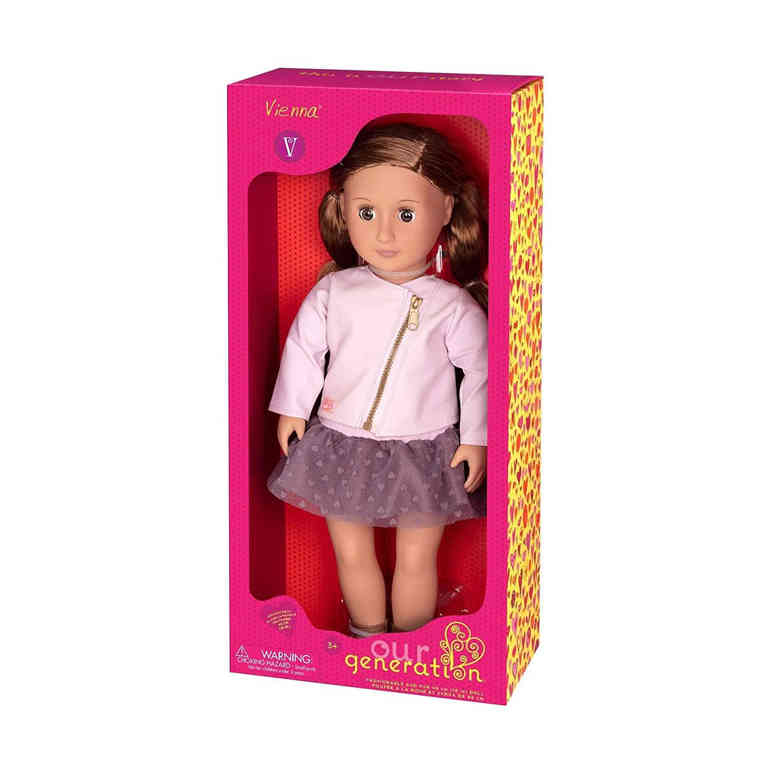Our Generation Retro Deluxe Outfit - Perfecto Jacket  Doll clothes  american girl, Our generation doll clothes, American girl doll accessories