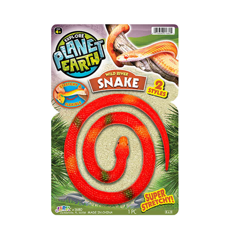 JA-RU Planet Earth Play Snakes (Styles Will Vary), Novelty & Gag