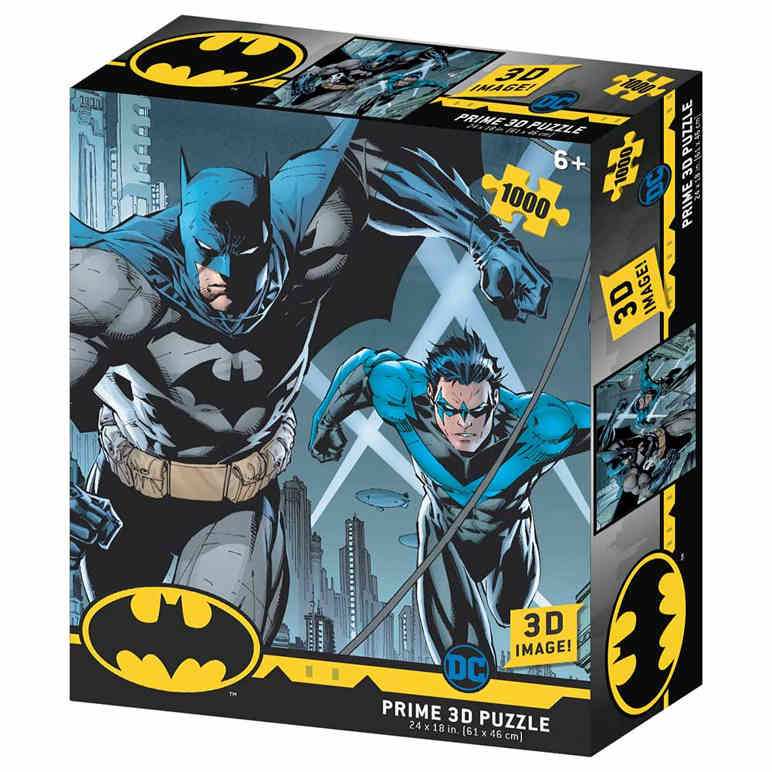 PRIME 3D - DC Comics - Batman and Nightwing - 1000pc  ,The Official Toys”R”Us Site-Toys,Games,Baby Gear & More